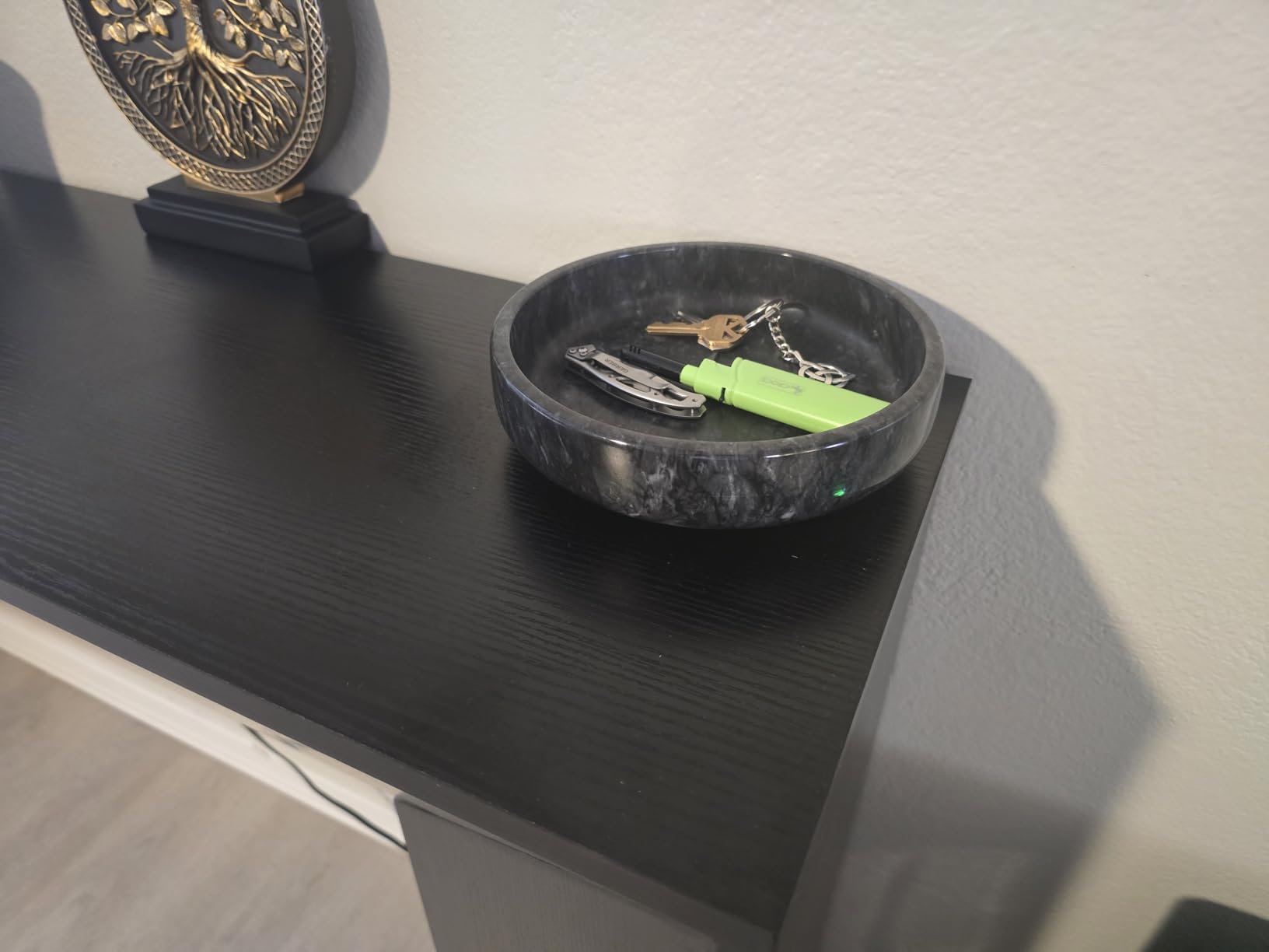 FNTSTICGOODS Travertine Decorative Bowl - 7.8