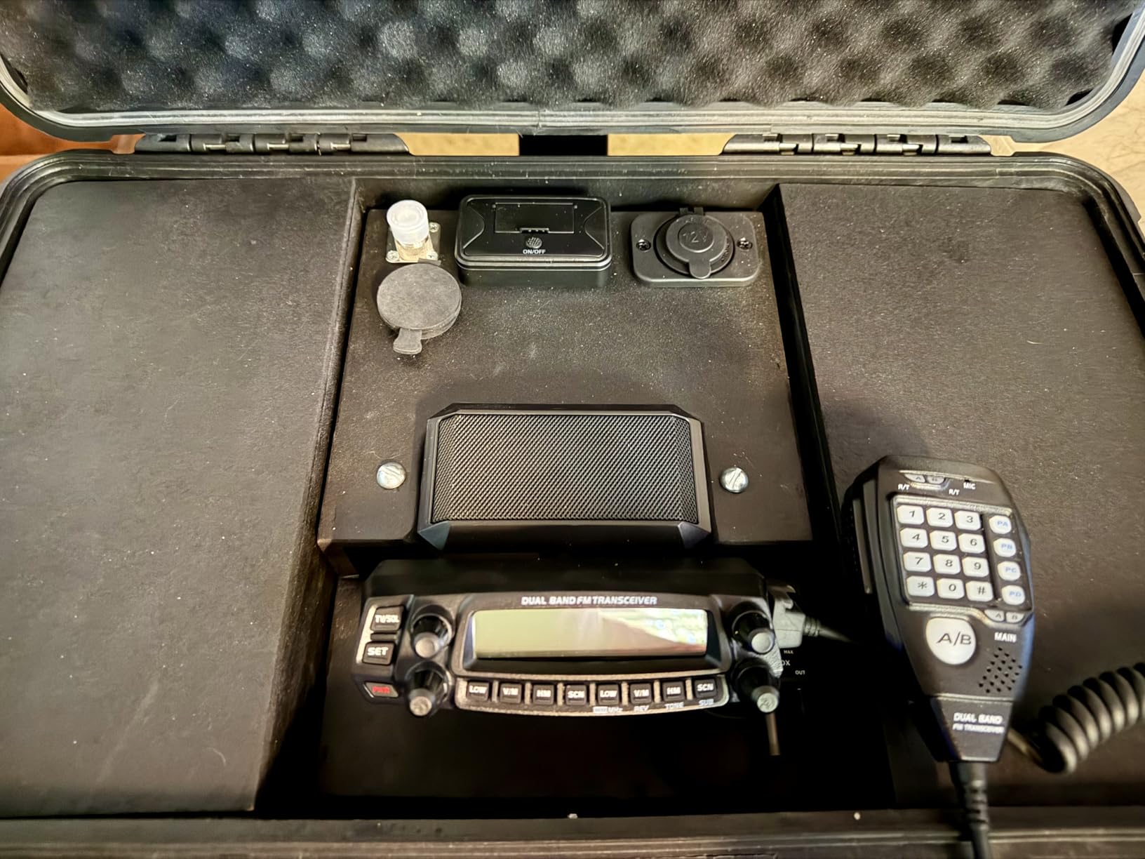 Radioddity DB50 Dual Band Mobile Radio Transceiver, UHF VHF 50W High Power Amateur Ham Radio, Multi-Band Receiver with Detachable Front Panel, Programming Cable, CTCSS/DCS, Chirp Programmable customer photo 1