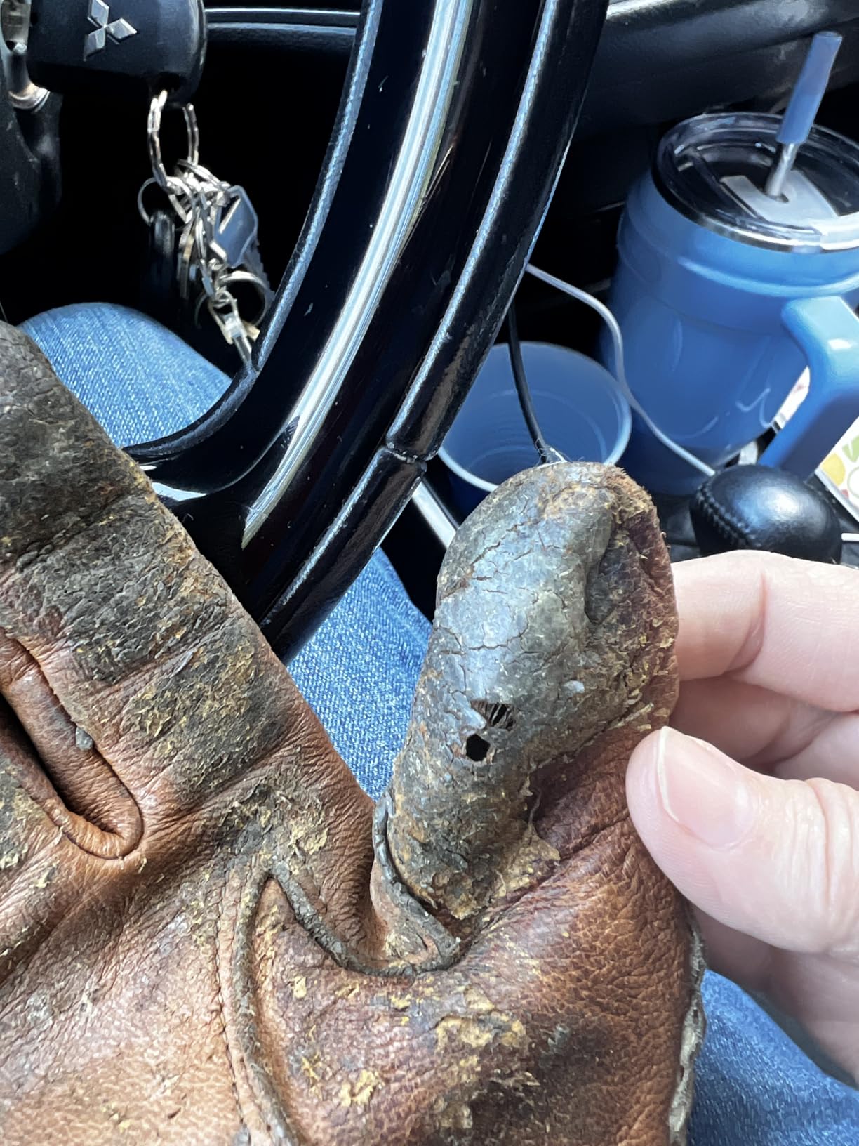 Professional Beekeeping Gloves, Premium 5mm Goatskin w/Patented Ventilation & Dexterity - Beekeeping Supplies customer photo 1