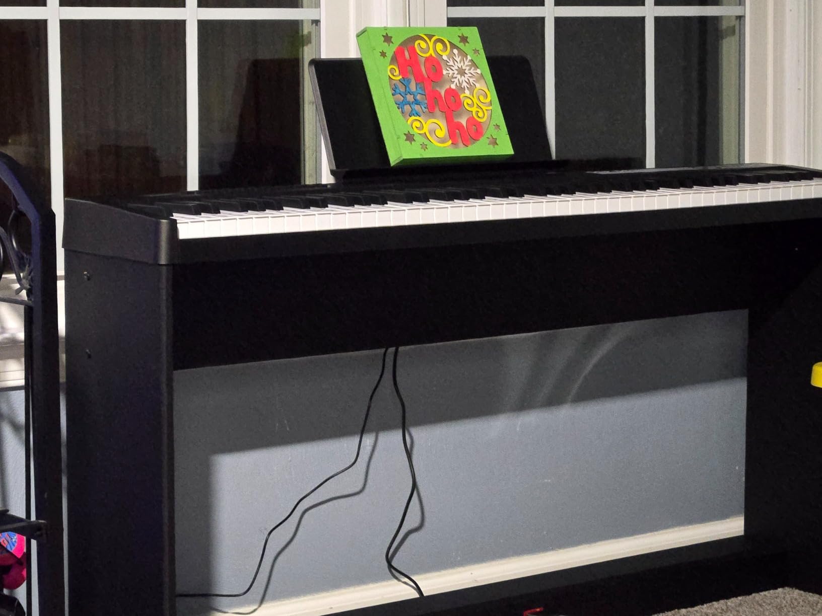 Donner Digital Piano Keyboard Velocity-Sensitive 88 Keys with Removable Piano Stand, Compact Beginner Home Electric Piano with Split Mode, LED Digital Tube for Display, and Triple Pedal DEP-08 customer photo 2