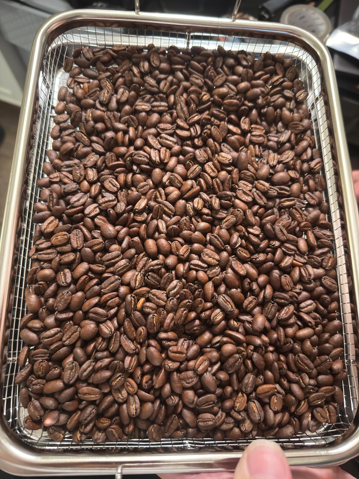 1Pound Electric Coffee Roaster for Home Use, Automatic Roasting And Easy Operation, With A Smoke Filter (Suitable for light roasting), 2 Chimney Tube, And Chaff Collector customer photo 2