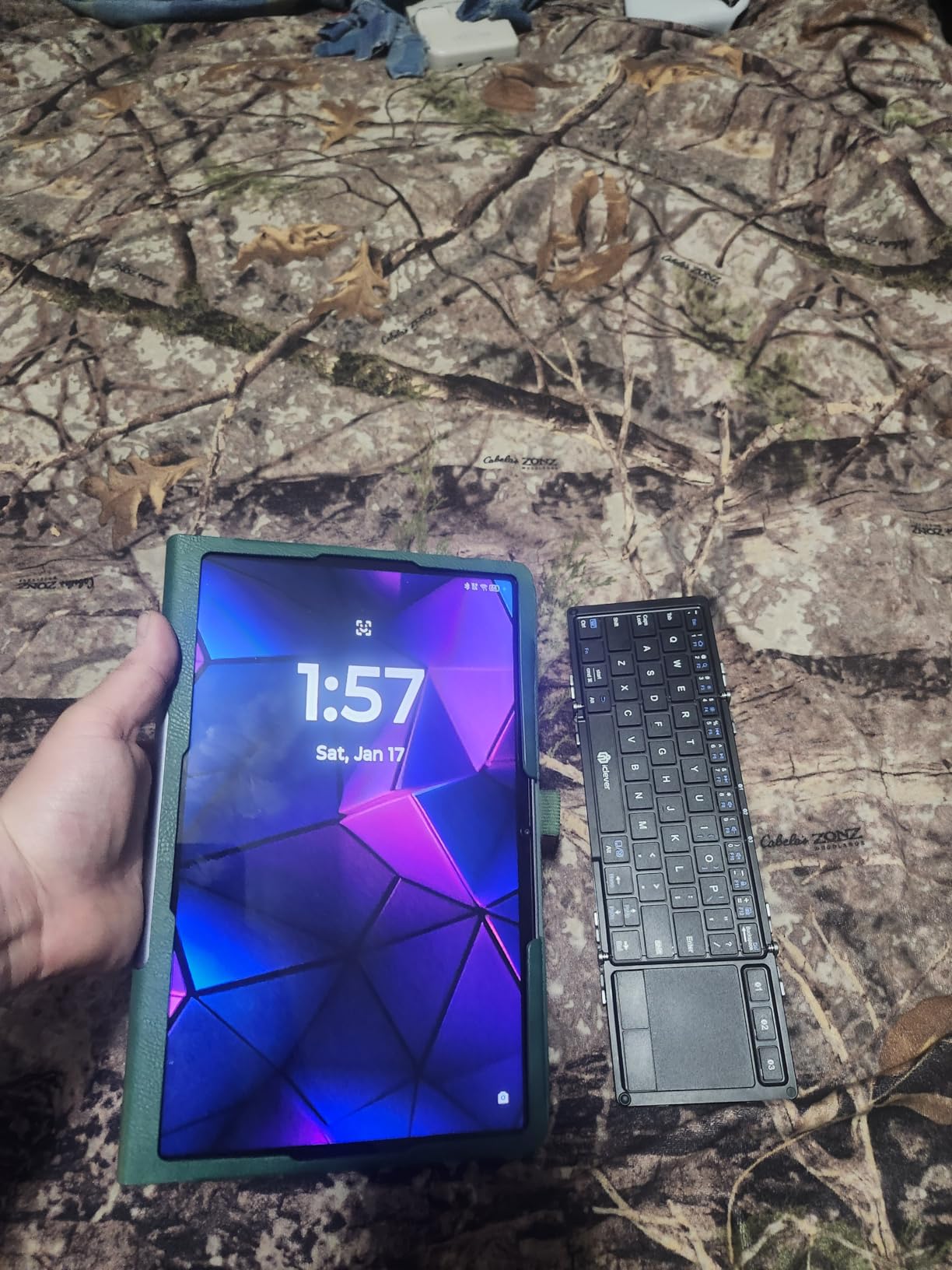 Lenovo Tab Plus - 2024 - Premium Entertainment Tablet - 8 JBL Speakers - 11.5 inch 2K LCD Touch Display - 8GB Memory - 128GB Storage - MediaTek Helio G99 - Folio Case Included - Luna Grey customer photo 1