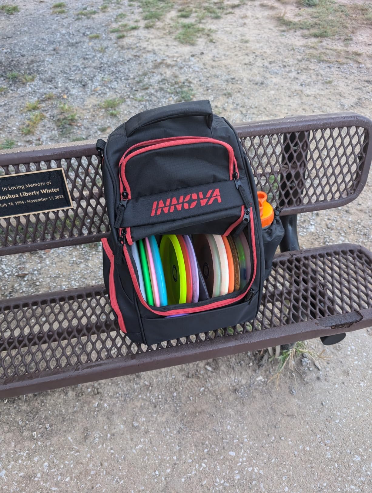 Innova Adventure Pack Disc Golf Backpack - Holds 25 Discs - Includes Mini, Disc Golf Bag customer photo 2