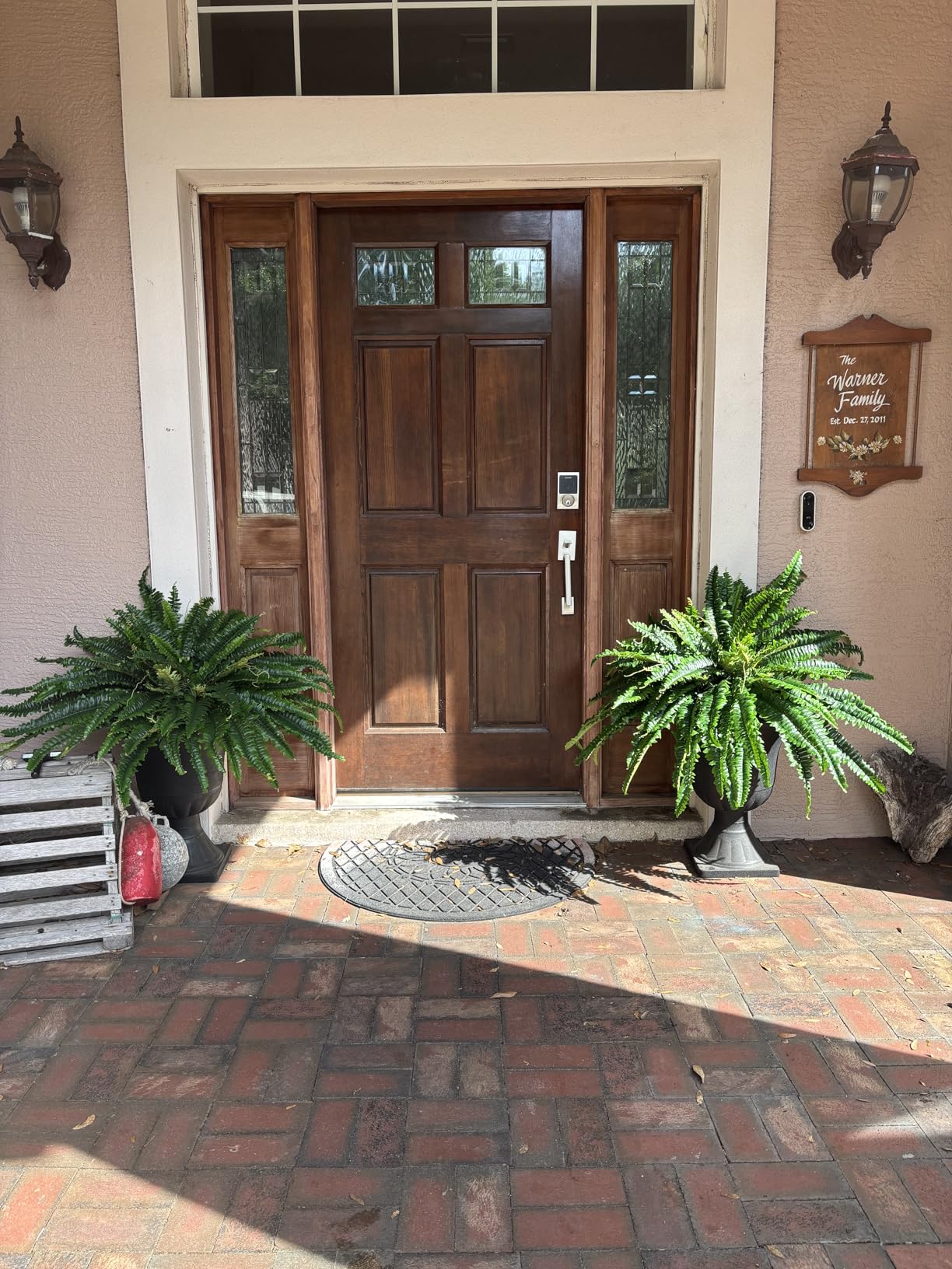 Dkaltm Single Silky Artificial Boston Fern Bush, 49Inch Large Artificial Ferns for Outdoors, Large Faux Ferns Artificial Plants,Suitable for Decorating Office, Living Room Faux Greenery,95Branches customer photo 2