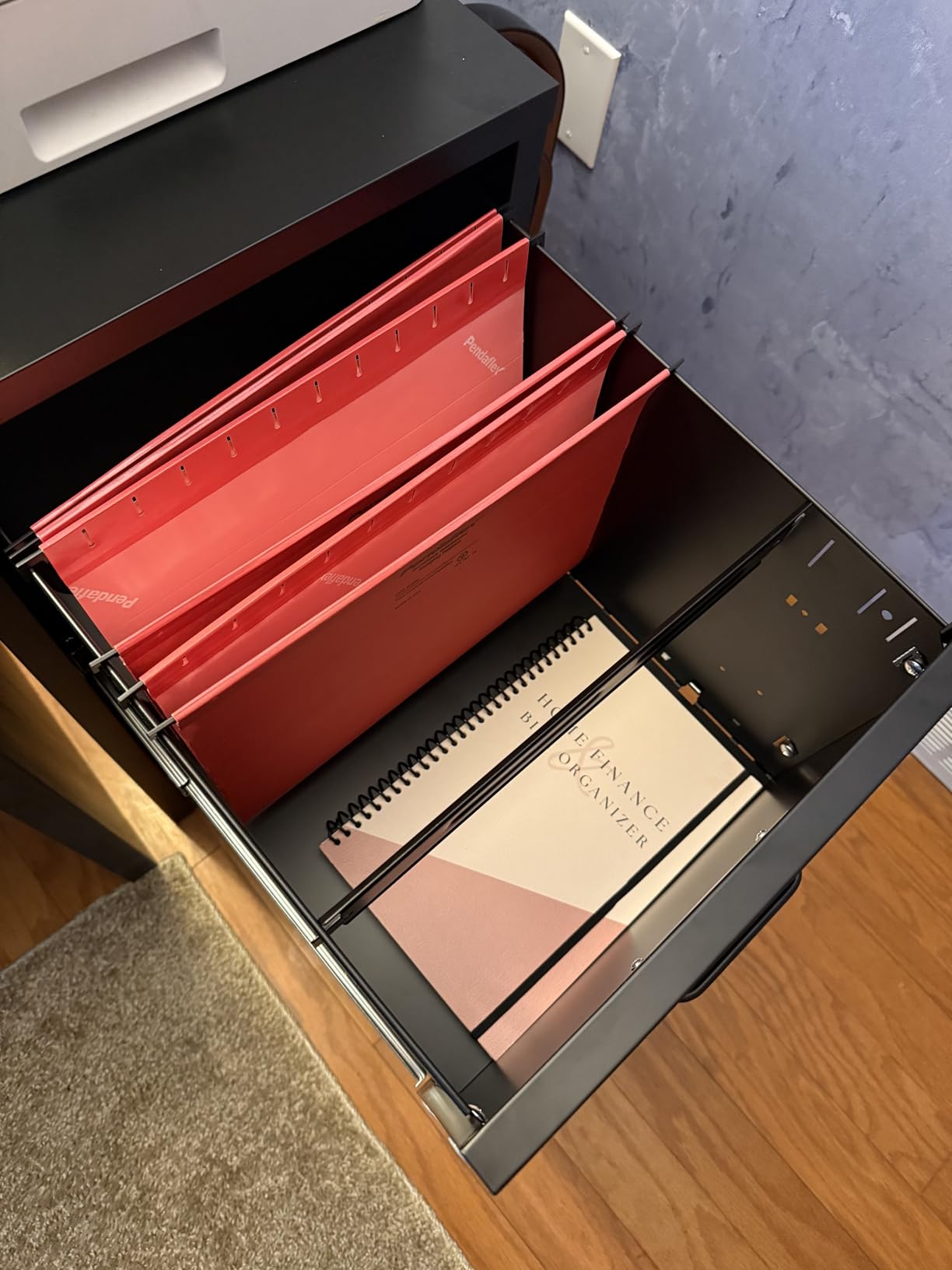 BYNSOE 2 Drawer File Cabinet with Lock Vertical Filing Storage Cabinet Office Home Steel Vertical File Cabinets for Letter Size File Cabinet Locked,Assembly Required customer photo 1