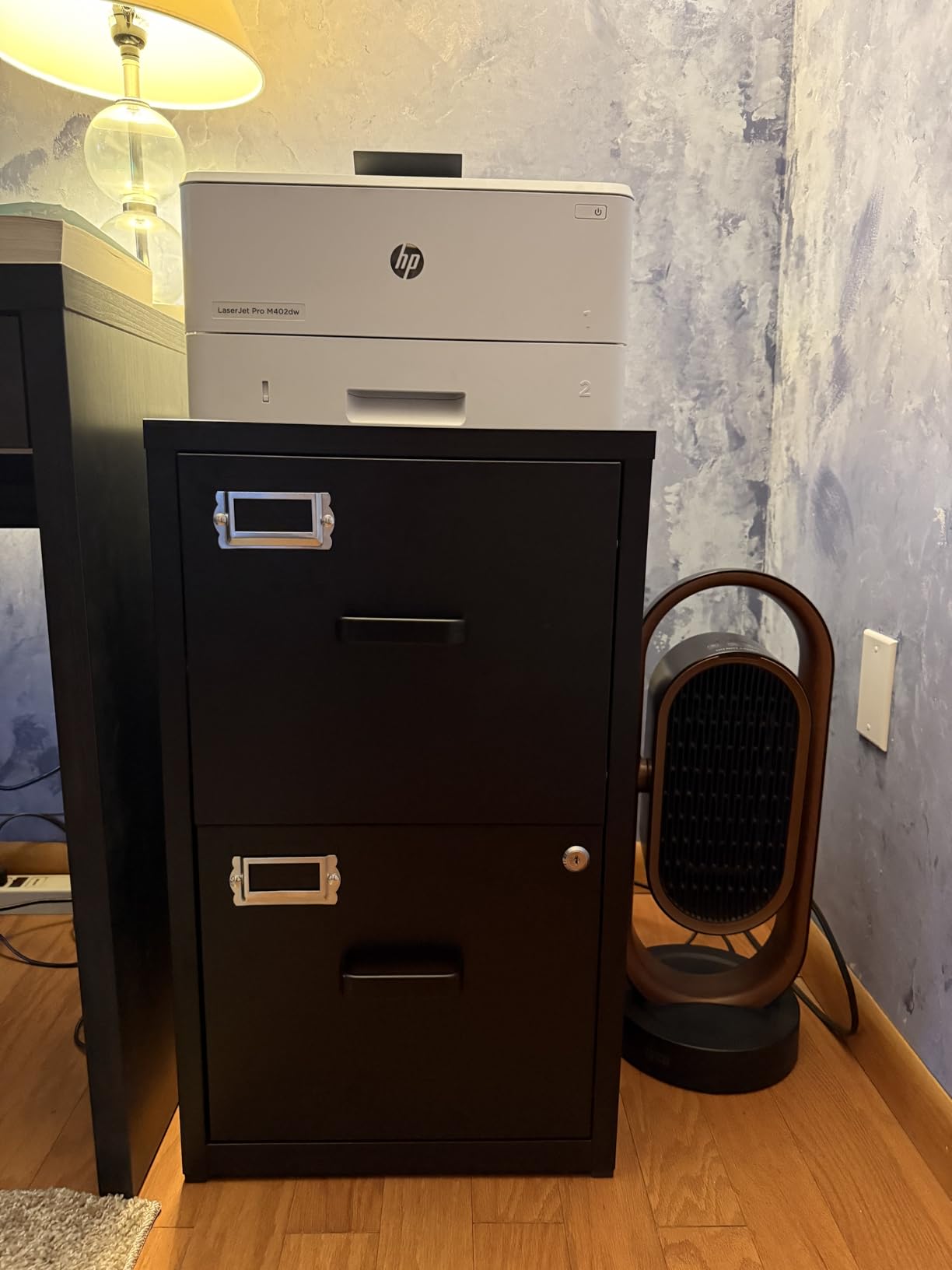 BYNSOE 2 Drawer File Cabinet with Lock Vertical Filing Storage Cabinet Office Home Steel Vertical File Cabinets for Letter Size File Cabinet Locked,Assembly Required customer photo 2