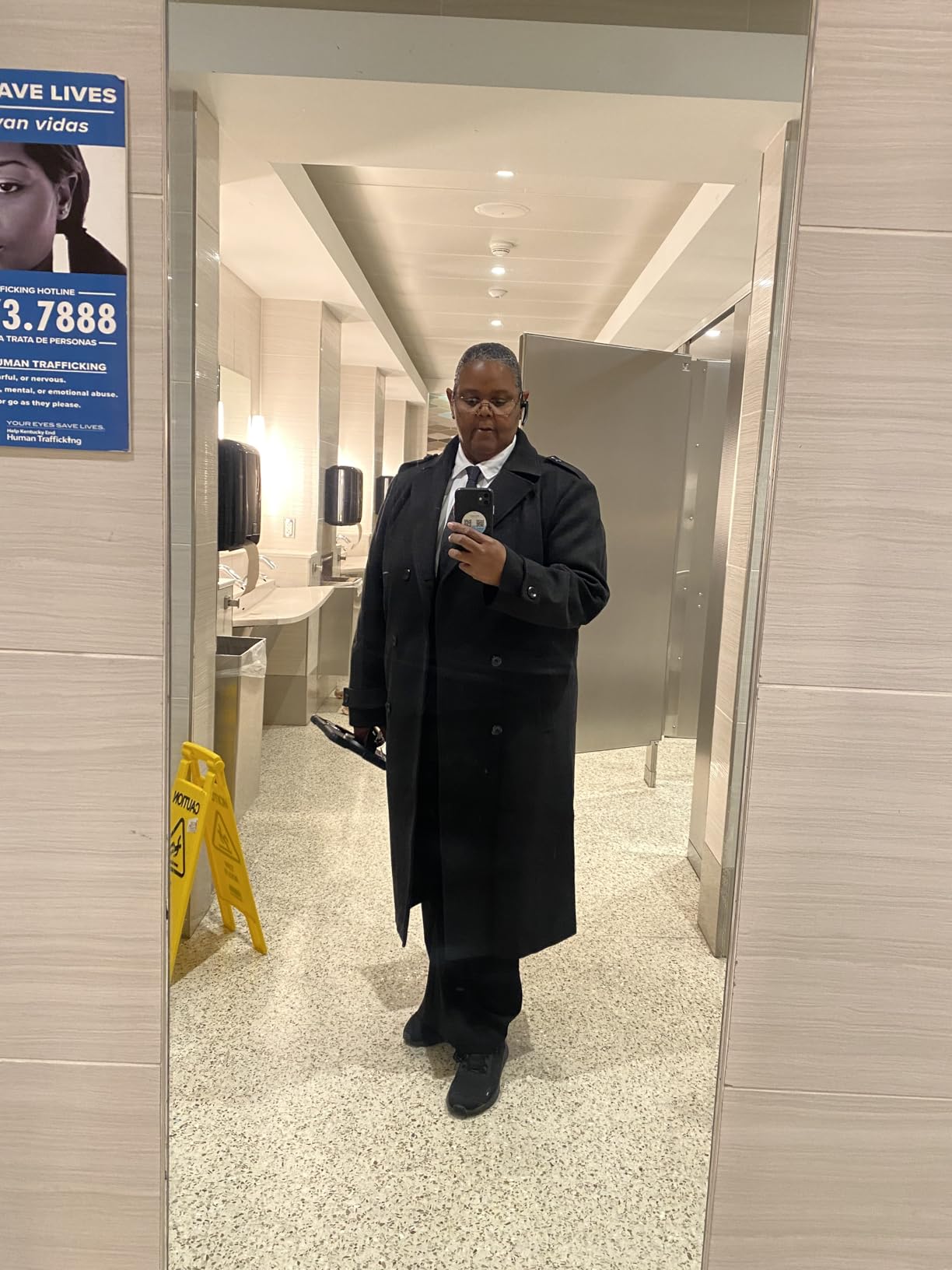 Mens Double Breasted Trench Coat Notched Lapel Long Peacoat Classic Casual Winter Overcoat customer photo 1