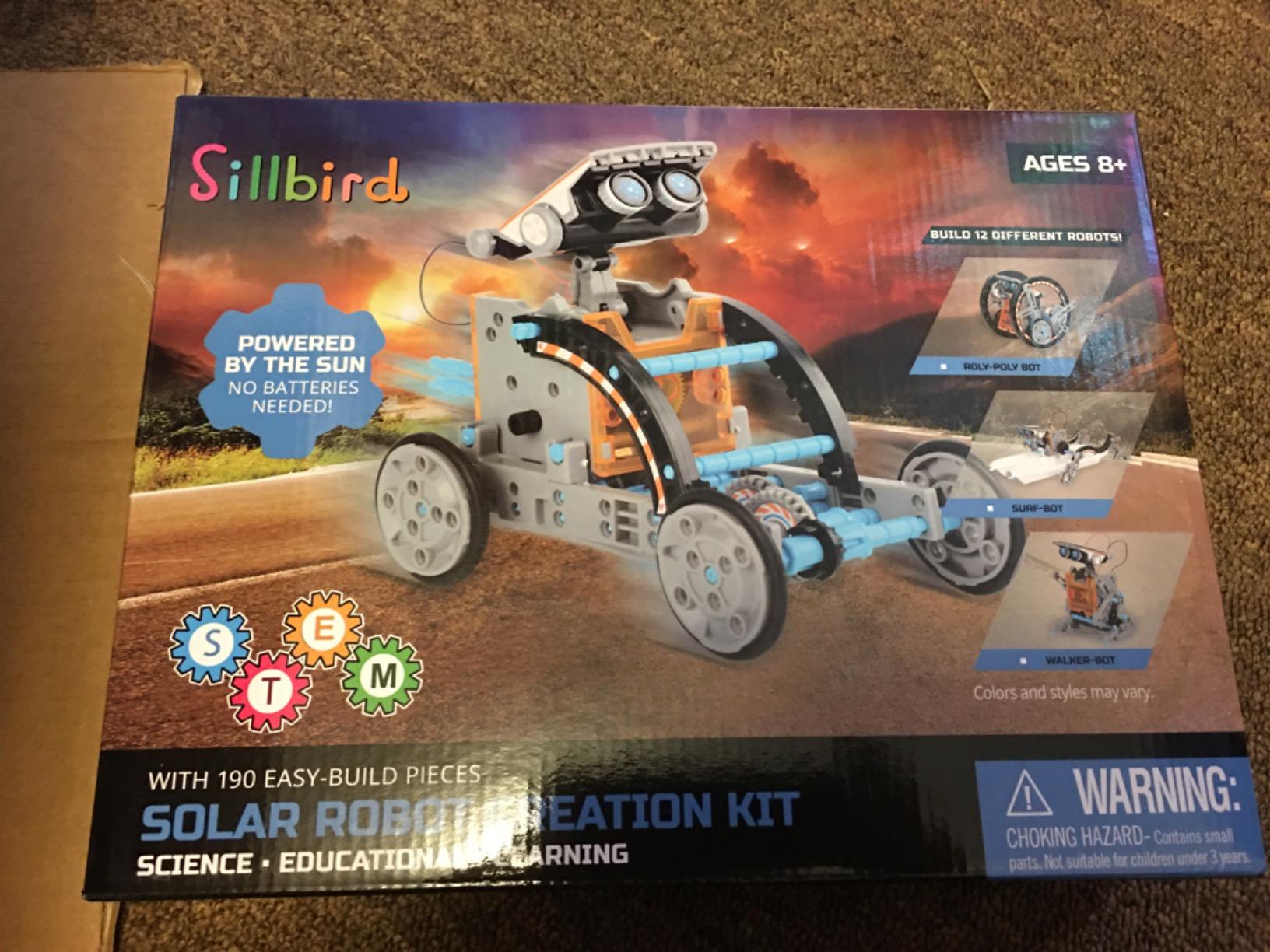 Solar Robot Building Kit STEM Gift for Boys Aged 8-13, DIY 15-in-1 Educational Science Building Toy, Solar or Battery Powered Robotic Set for Children Birthday with 212 Pieces customer photo 2
