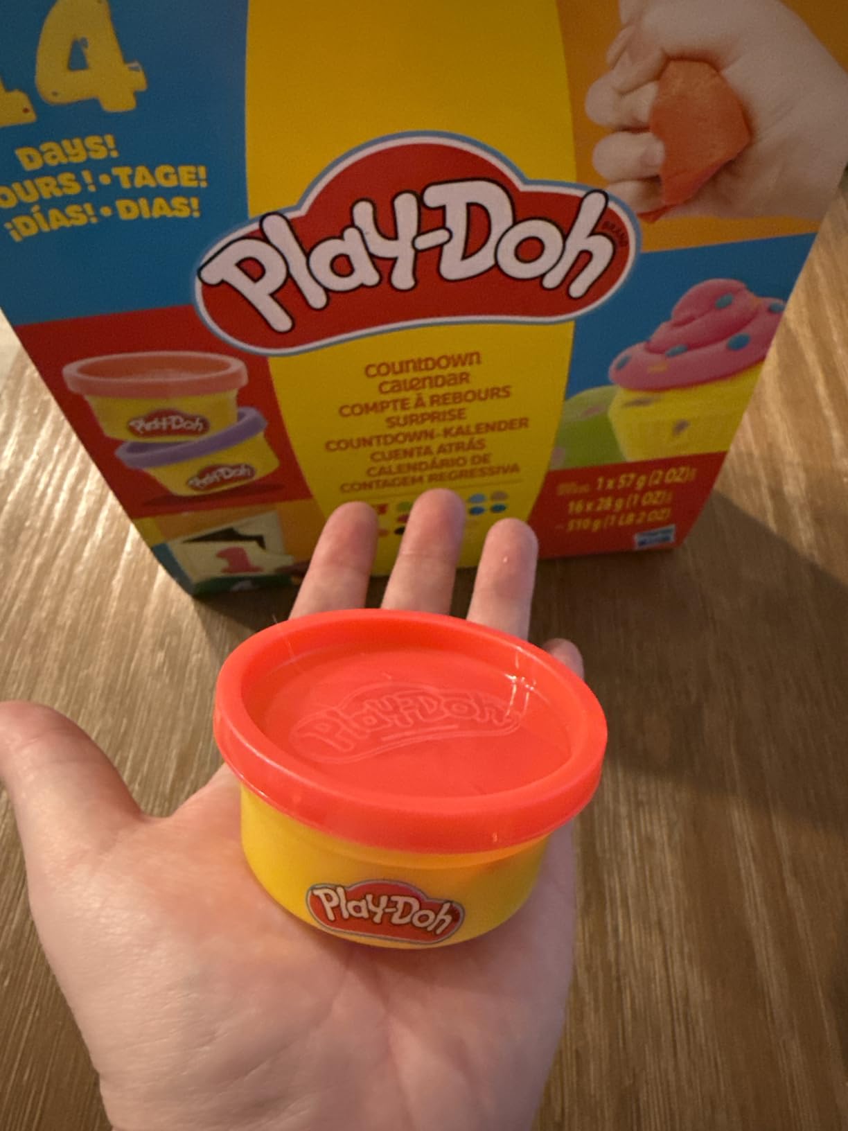 Play-Doh Advent Calendar for Kids 3+, 14 Days to Birthday, Vacation, Party, Back to School, & More, Surprise Arts & Crafts Activities, 26 Accessories & 17 Colors (Amazon Exclusive) customer photo 1