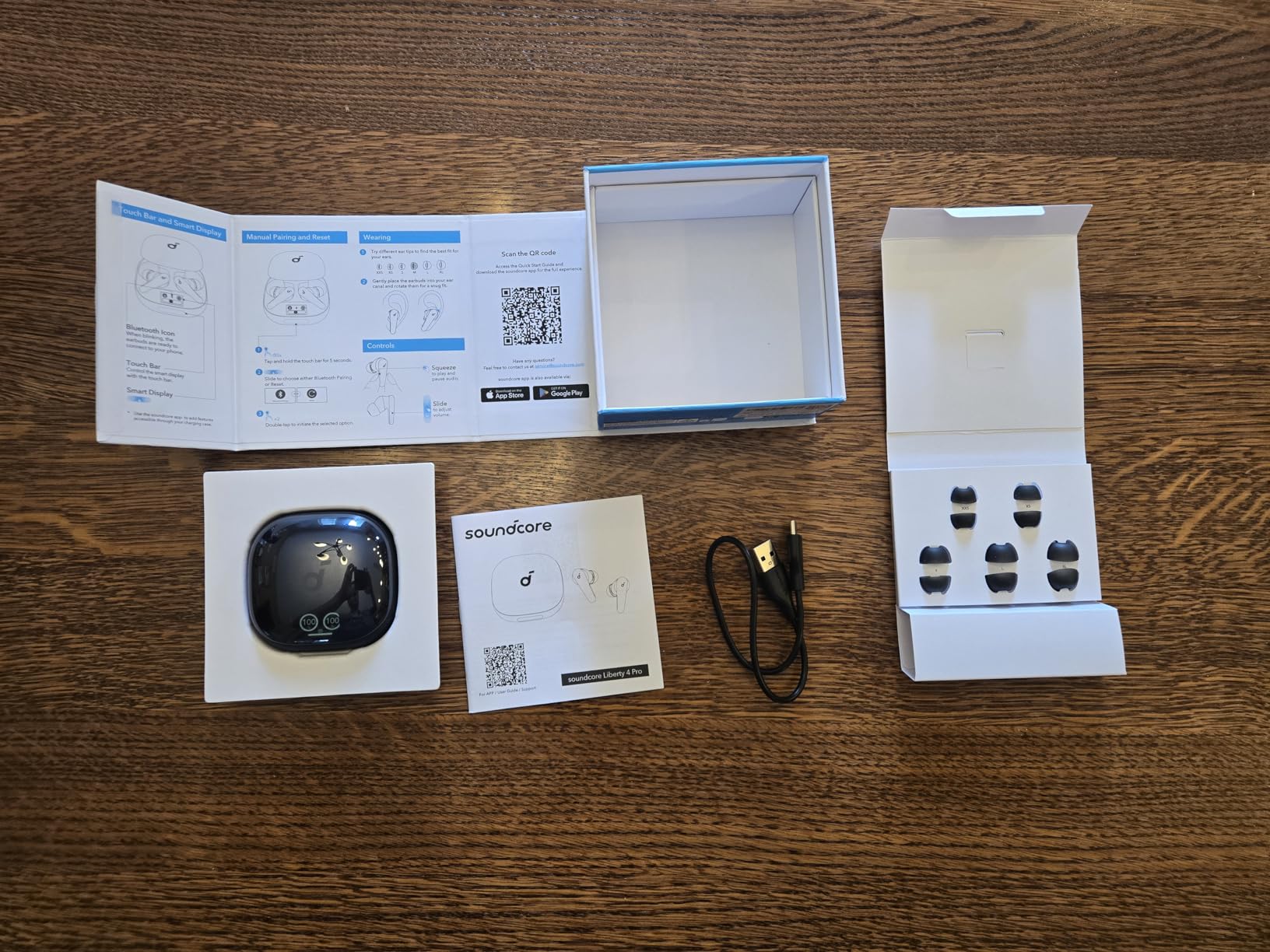 Soundcore Liberty 4 Pro by Anker, Noise Cancelling Wireless Earbuds, 7-Sensor and Real-Time Adaptive Noise Cancelling, 2x Faster Charging, Studio-Level Hi-Fi Music, Clear Calls with 6 Mics and AI customer photo 2