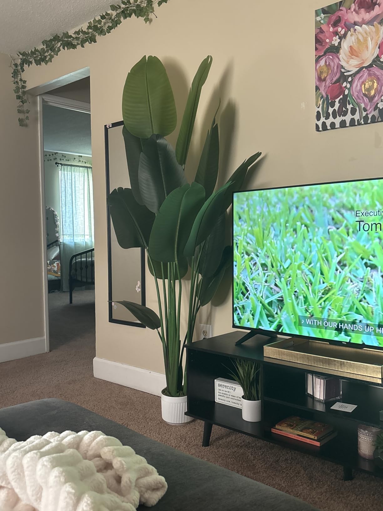 Bird of Paradise Plant Artificial 6ft,Faux Plants Indoor Tall with 12 Trunks - The Perfect Indoor Silk Floor Plant for Home Decor in Living Room, Office, and Bedroom (6FT Bird of Paradise) customer photo 2