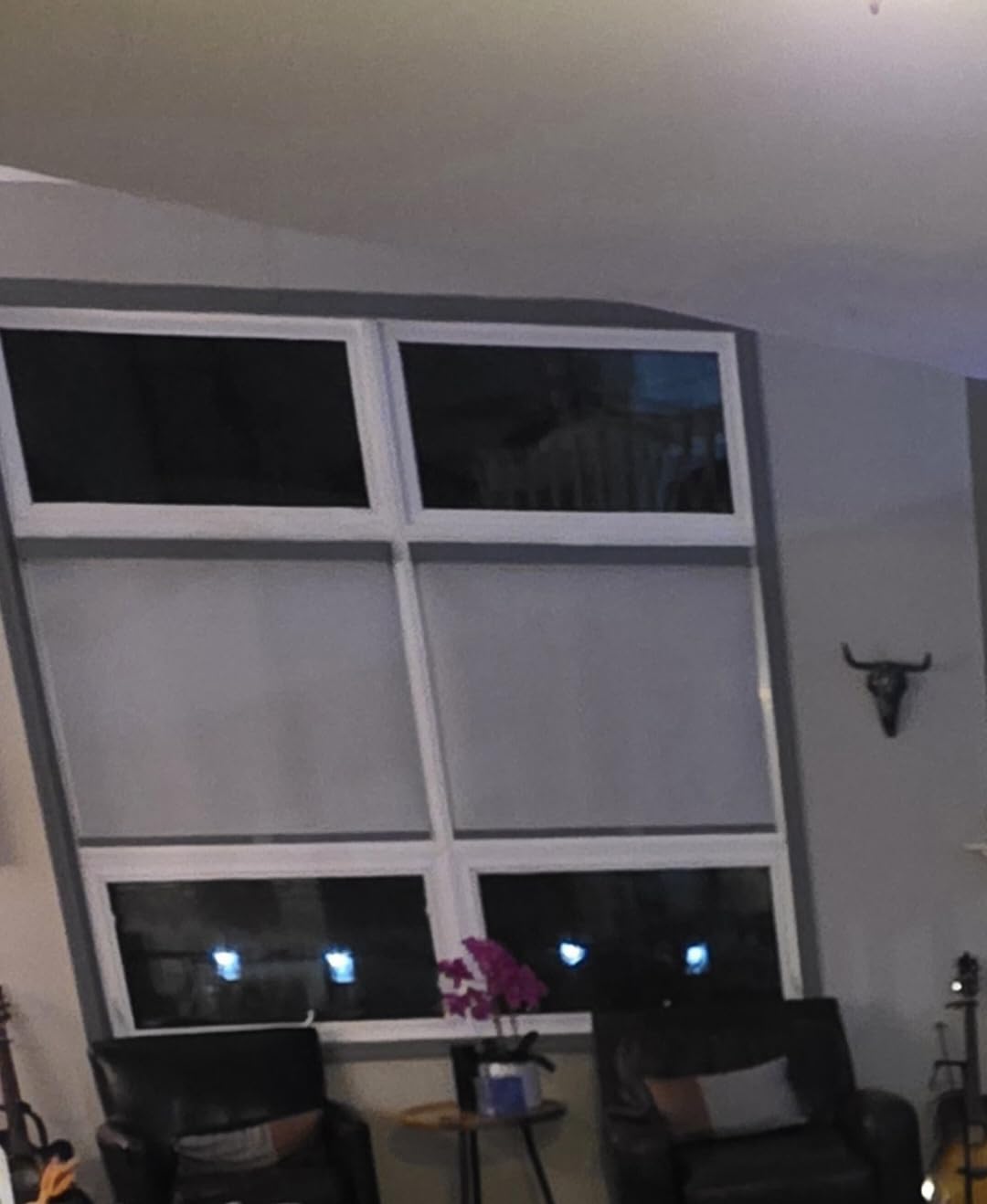 AOSKY Light Filtering Roller Shades Cordless Blinds for Windows, 1% Openness Free-Stop Shades with Valance, Thermal Insulated Fabric, UV Protection, Natural Woven Blinds (34
