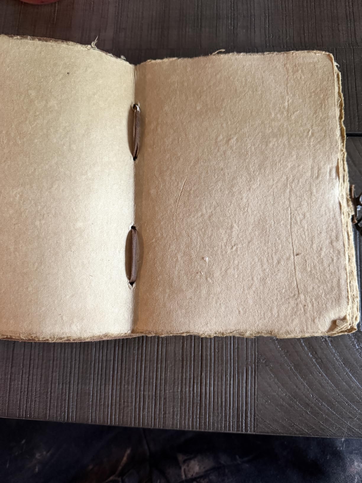 Vintage Leather Journal Handmade Buffalo Deckle Edge Paper - Leather Bound Journal for Women Men Vintage C-Lock Closure Ideal for Writing & Travel for Artists customer photo 1