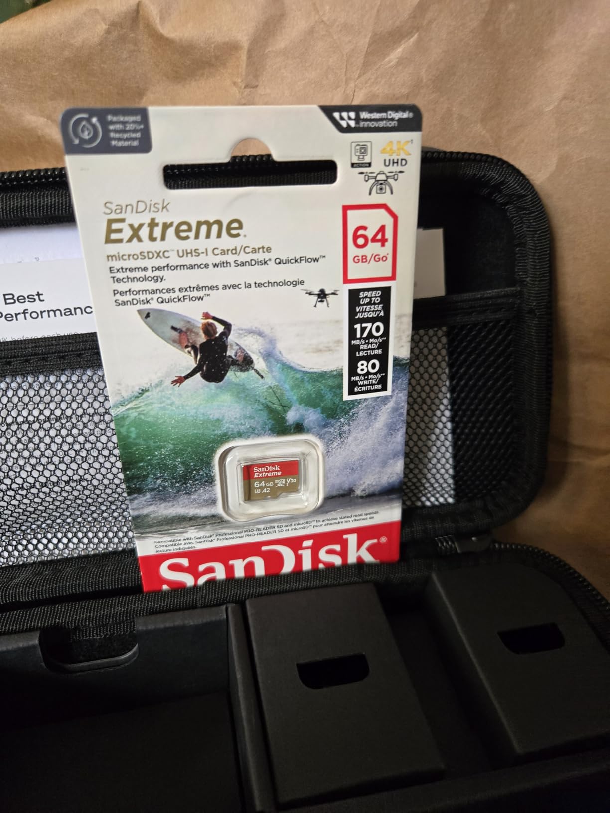 GoPro HERO13 Black Accessory Bundle - Includes The Handler, 2 Enduro Batteries, 2 Curved Adhesive Mounts, 64GB SanDisk MicroSD Card, and Carrying Case customer photo 2