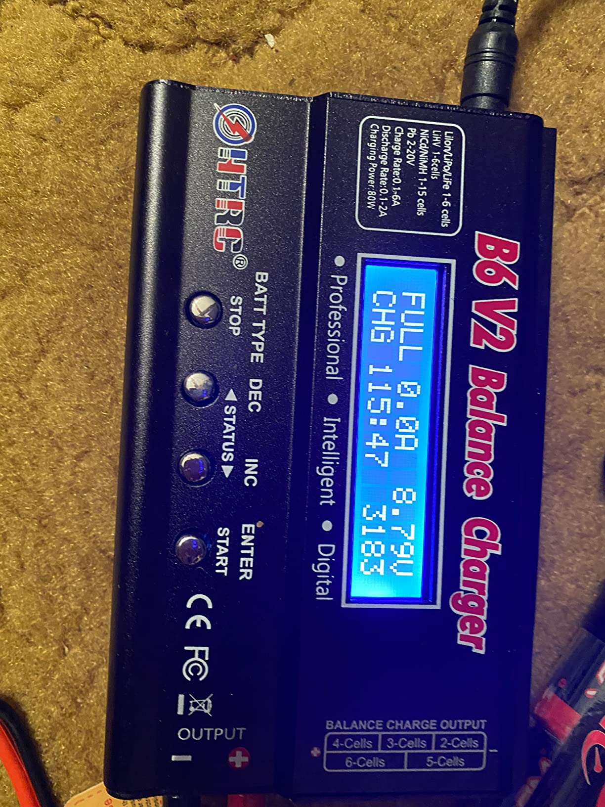LiPo Battery Charger Large Screen Dual RC Charger Discharger 10A Fast Balance Battery Charger for 1-6S LiPo LiHV Li-ion Life 1-15S NiCD NiMH PB Smart Batteries RC Car Drone (Gray) customer photo 2
