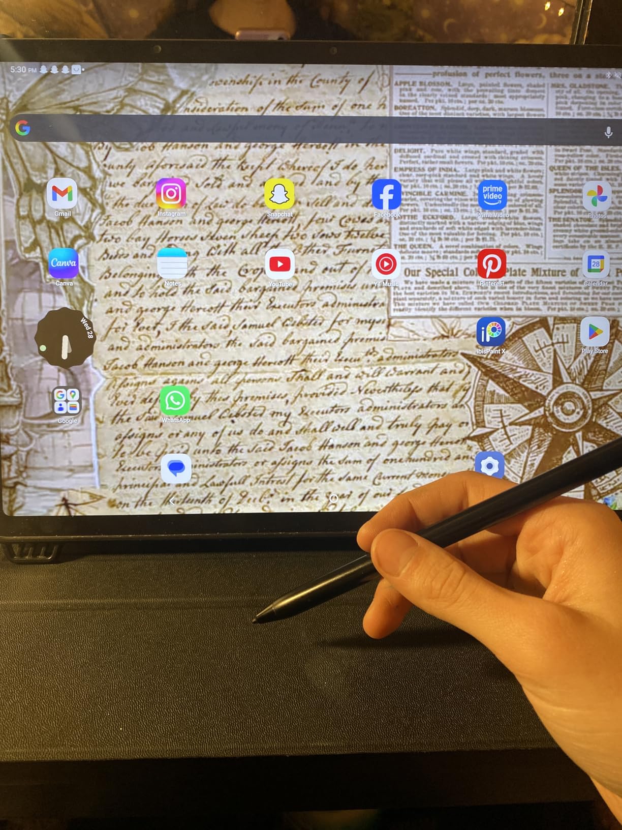UGEE Pad 8GB+256GB Fun Drawing Pad,14.25''Standalone Drawing Tablet with No Computer Needed,2.4K Ultra HD Large Screen with Full-Laminated Screen,Android 14 ipad Drawing Stand for 10000mAh+27W Battery customer photo 1