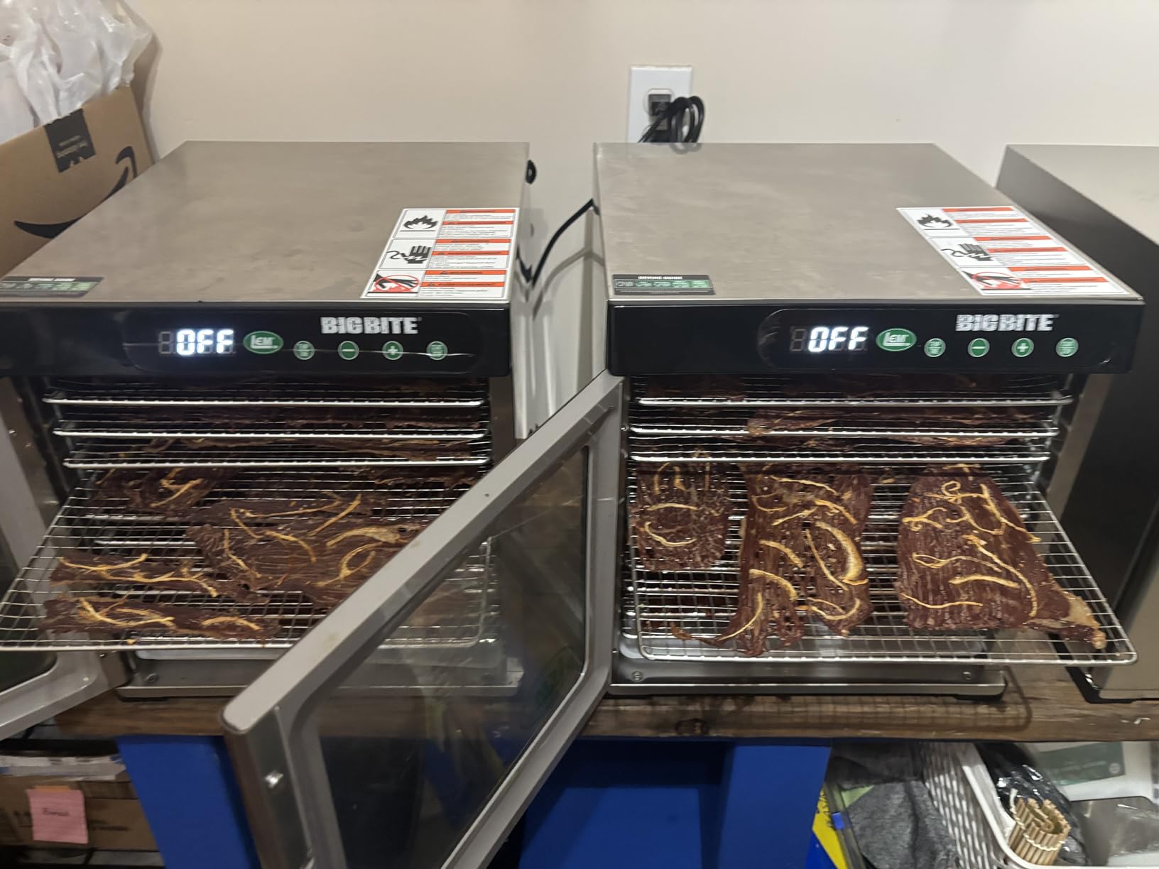 LEM Products BigBite 10-Tray Stainless Steel Dehydrator, Food Dehydrator for Beef Jerky, Meat, Vegetables, and Fruits, Includes Dryer Machine and 10 Trays, Silver customer photo 1