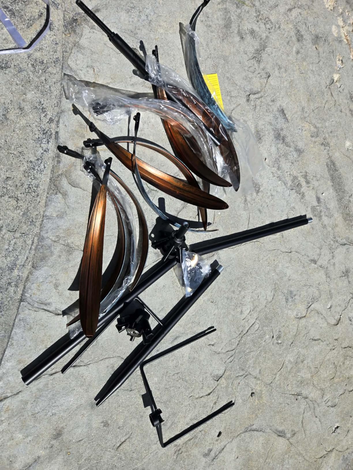 Wind Spinners Outdoor - Metal Large Wind Spinner with Stake for Yard and Garden, Garden Wind Sculptures & Spinners, Ideal Gift for Family (13'' W x 70.5'' H) customer photo 2