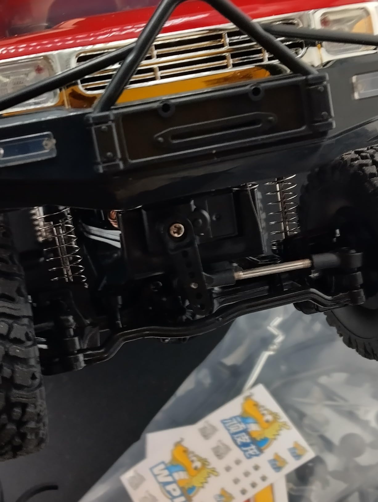 HLSFWDRIVE RC Rock Crawler 4x4 RC Truck 1/16 Scale RC Crawler WPL C64-1 Remote Control Truck Off Road RTR All Terrain 260 Motor 2.4GHz Fully Proportional Upgraded Chassis Hobby Vehicle for Adult customer photo 1