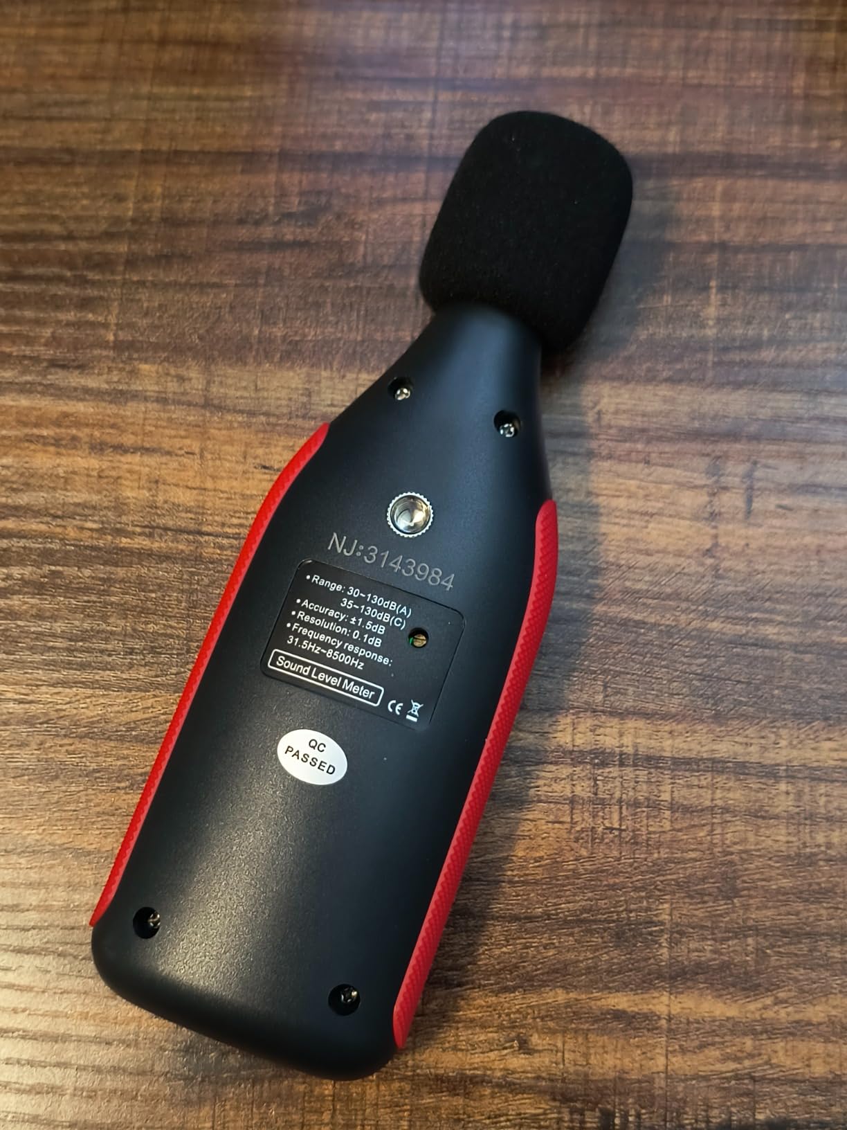 Decibel Meter Data Logger, Digital Sound Level Meter with Recording, dB Meter 30~130dB, 31,000 Data, 3Color Light Alarm, USB Rechargeable SPL Meter for Home, Classroom, Office, Neighbor, Industrial customer photo 1