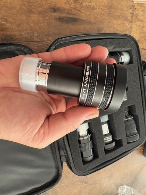SVBONY SV233 7-Piece Eyepiece & Filter Accessory Kit, Includes Two 1.25