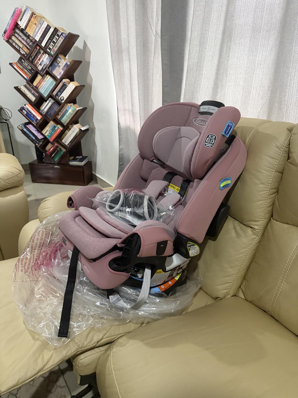 Graco 4Ever DLX 4-in-1 Baby Car Seat, Infant to Toddler Car Seat, 10 Years of Use, Rear-Facing, Forward-Facing, Highback Booster, and Backless Booster Seat Modes, Comfortable and Convenient, Charlie customer photo 2