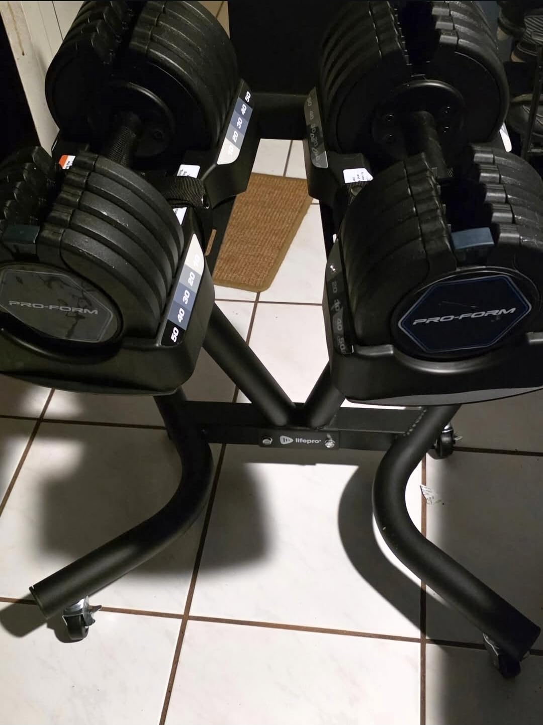 ProForm Rapid Adjust Dumbbells - Adjustable 10-50 lbs customer photo 2
