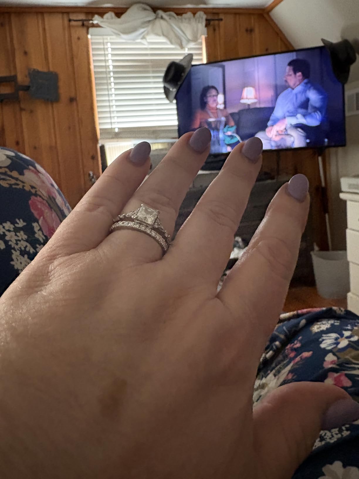 Lab Grown Diamond Wedding Bands, 0.3-0.42 Carat, Eternity Rings in 18K White Gold & Sterling Silver Size 4-11 customer photo 2