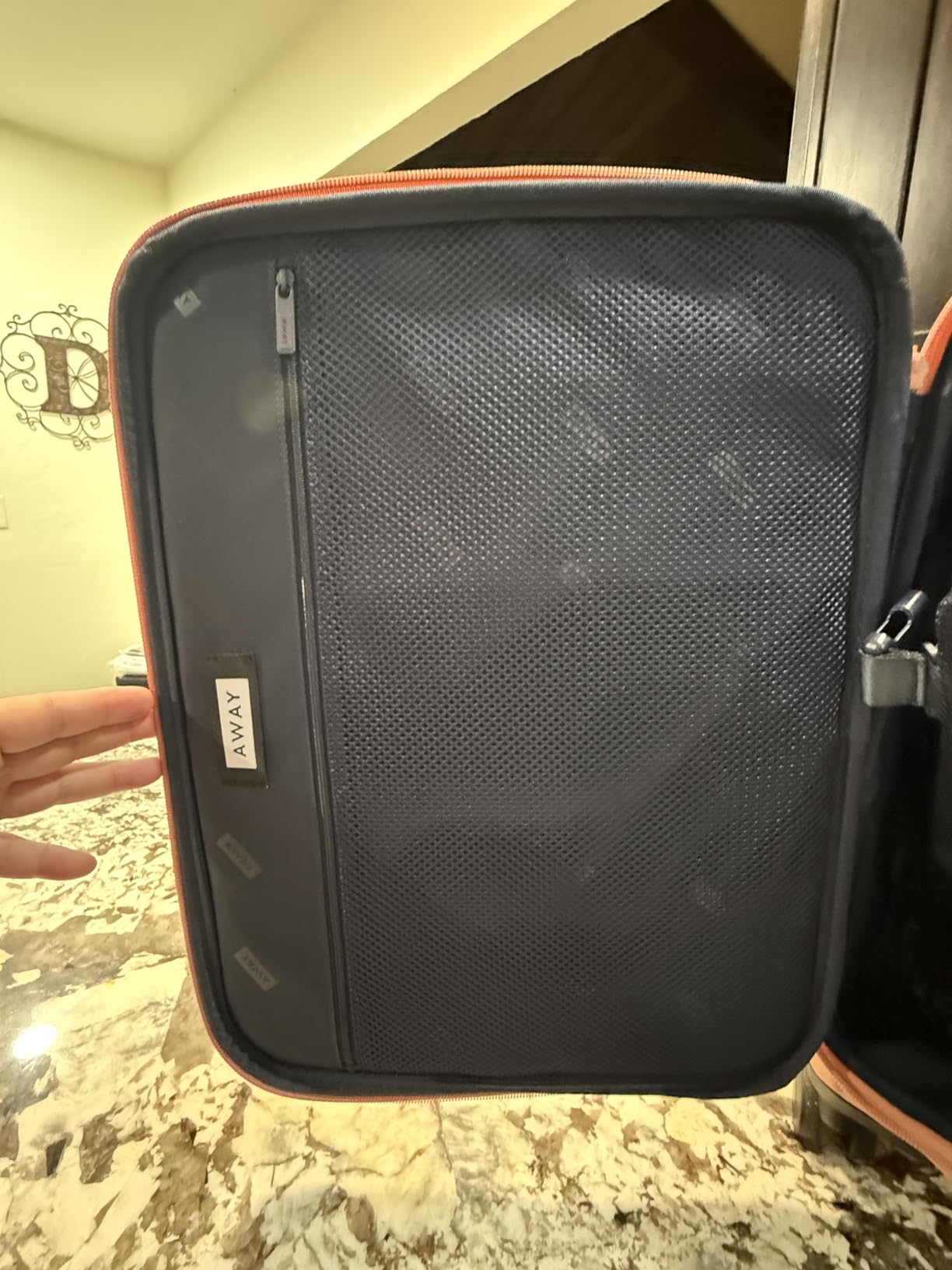Away Bigger Carry-On Luggage - 23-Inch Lightweight, Expandable Softside Suitcase with 360° Spinner Wheels, Interior Compression System, TSA-Accepted Lock - Cloud Gray customer photo 2