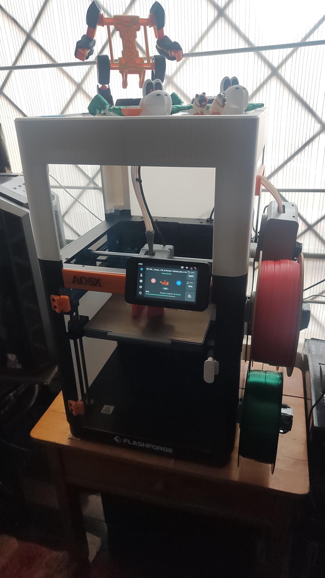 FLASHFORGE AD5X Multi-Color 3D Printer, CoreXY 600mm/s High-Speed, 1-Click Auto Leveling, 300°C Direct Drive Extruder, 220x220x220mm Build Volume, Ideal for Precision and Efficiency customer photo 1