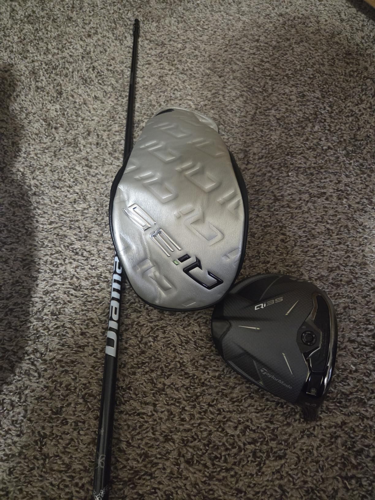 TaylorMade Qi35 Driver Golf Club, Optimized for Ideal Launch and Spin, Customizable Weight Distribution for Distance and Forgiveness customer photo 2