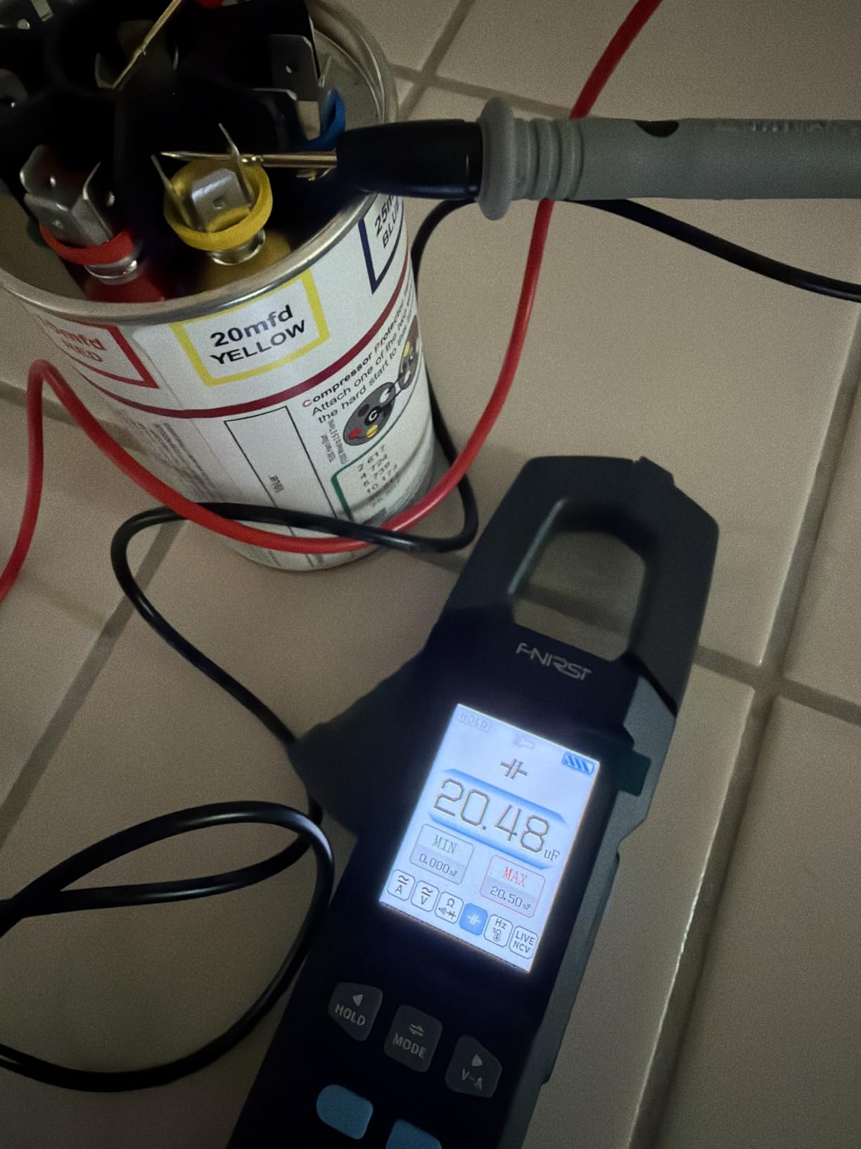 FNIRSI DMC-100 Clamp Meter 10000 Counts TRMS, 600A AC/DC Amp Meter with Curve Recording & 2