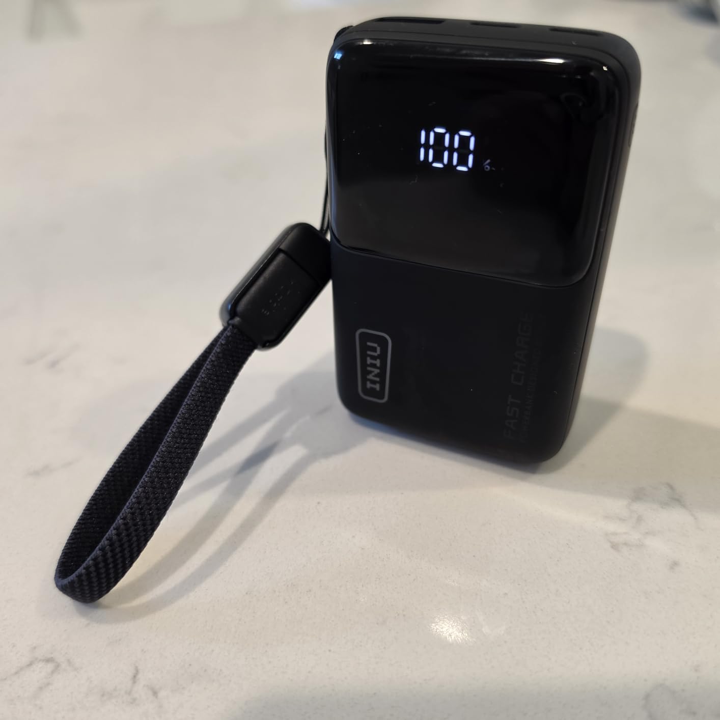 INIU Portable Charger, Ultra Mini 10000mAh 45W Fast Charging with Detachable Cable, Flight-Safe Travel USB C Power Bank customer photo 1