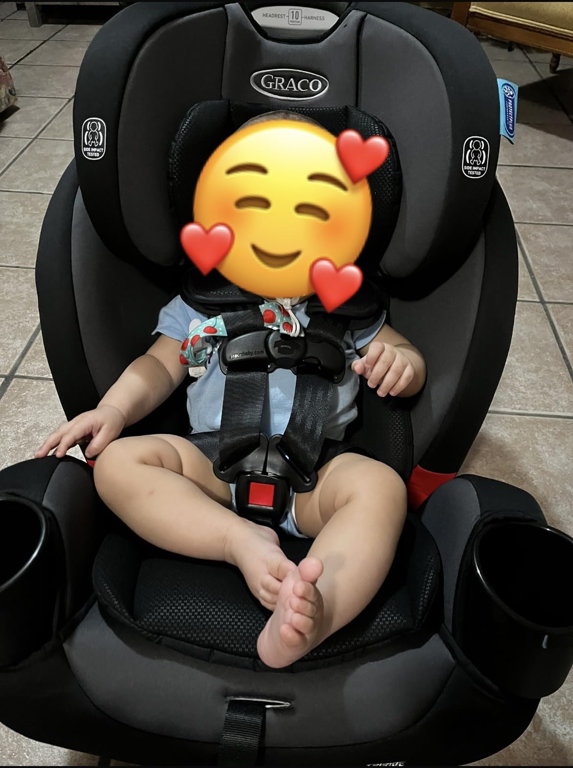 Graco TriRide 3-in-1 Reclining Car Seat, Kipling - Rear & Forward Facing Car Seat, Highback Booster, Adjustable Headrest customer photo 1