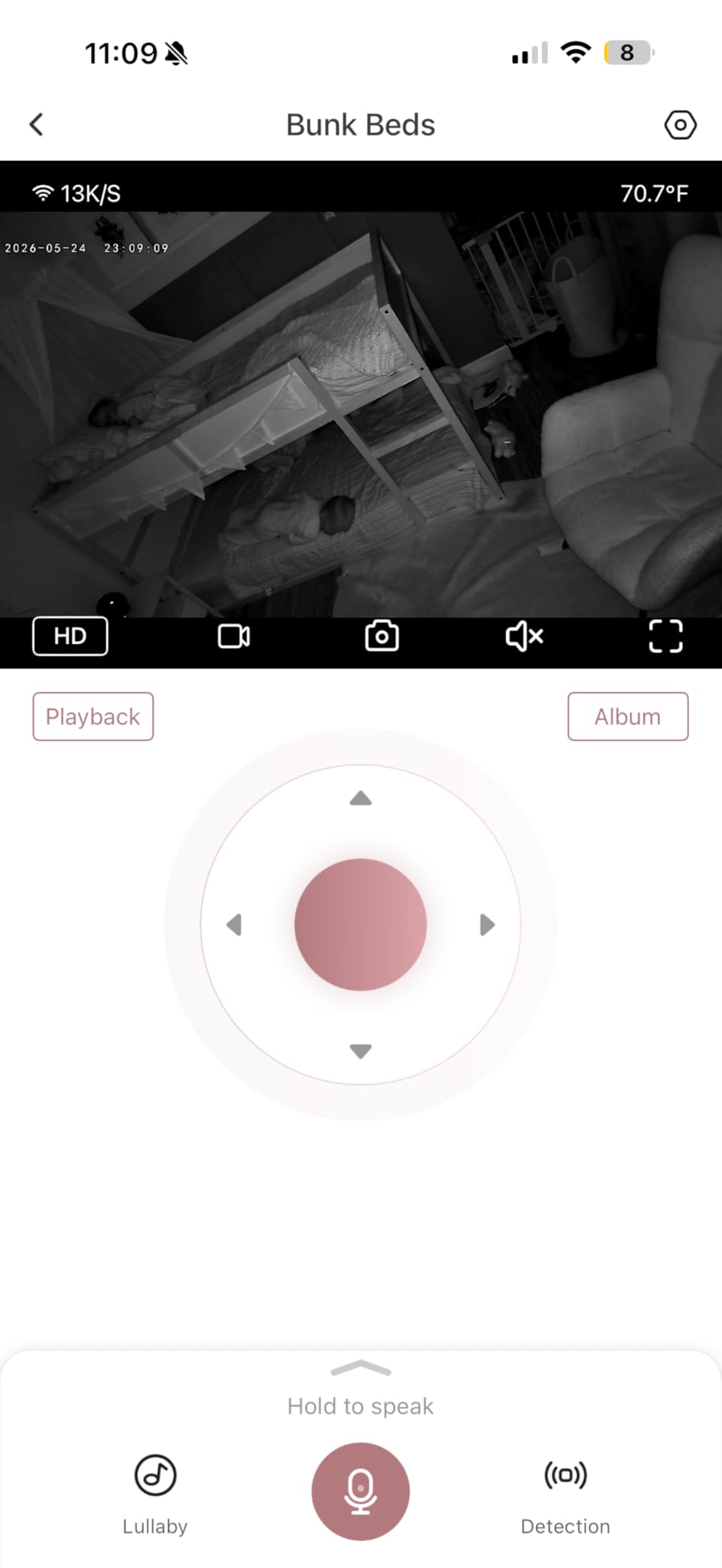 Momcozy Smart WiFi Baby Monitor with Camera and Audio, 5