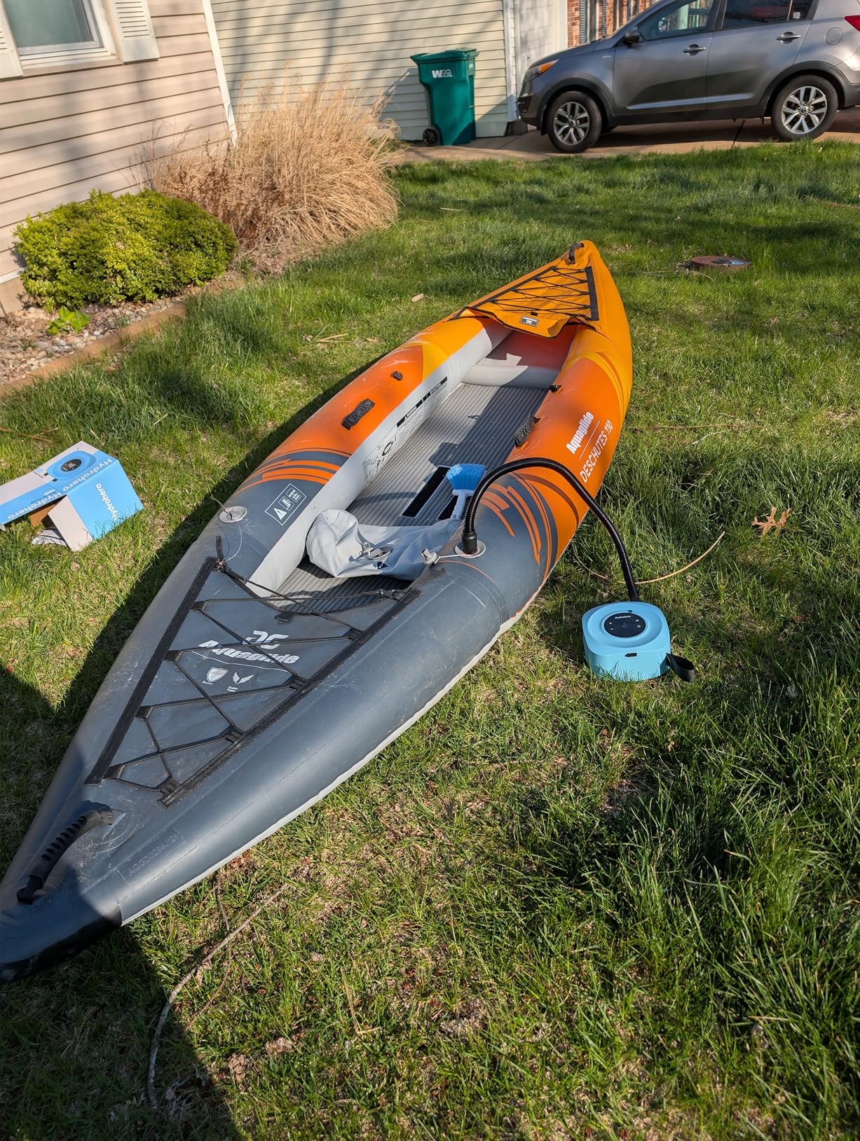 Hydrohero Electric Paddle Board Pump, Rechargeable 20PSI High Pressure SUP Pump, Intelligent Dual Stage Inflation & Deflation, Auto-Off for Stand Up Paddle Boards, Surfing Kite, Tent, Boat customer photo 1