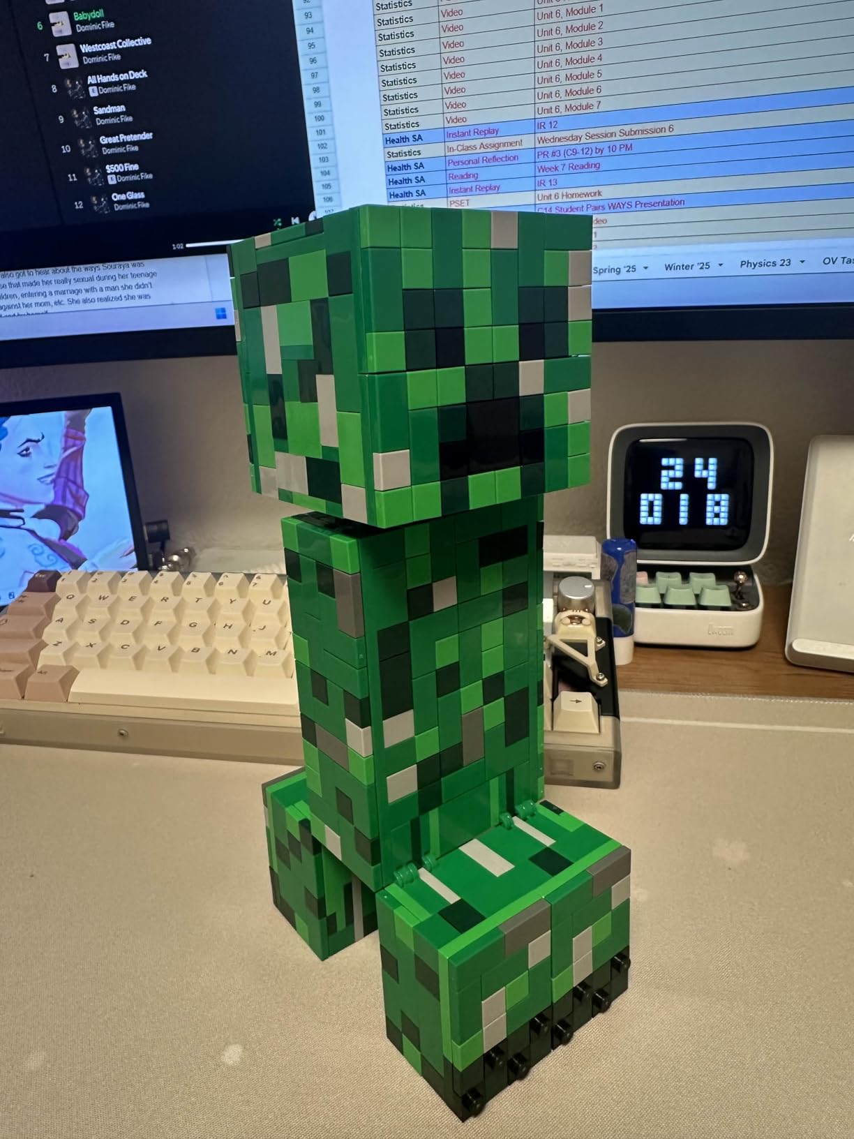 LEGO Minecraft The Creeper Kids Building Toy - Minecraft Toy for Boys & Girls, Ages 10+ - Room Decor for Gamers w/ 1st Version Creeper Minifigure - Gift for Birthdays - 21276 customer photo 2