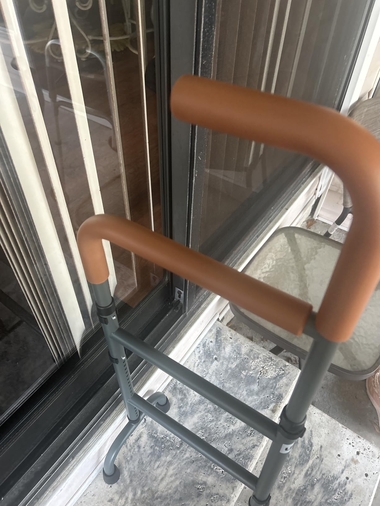 20-Level Adjustable Stair Climbing Assist Cane & Elderly Stair Lift Assist with Anti-Slip Handle & Stabilizing Feet, 300lbs Capacity for Seniors, Standard Steps-Patent Pending customer photo 1