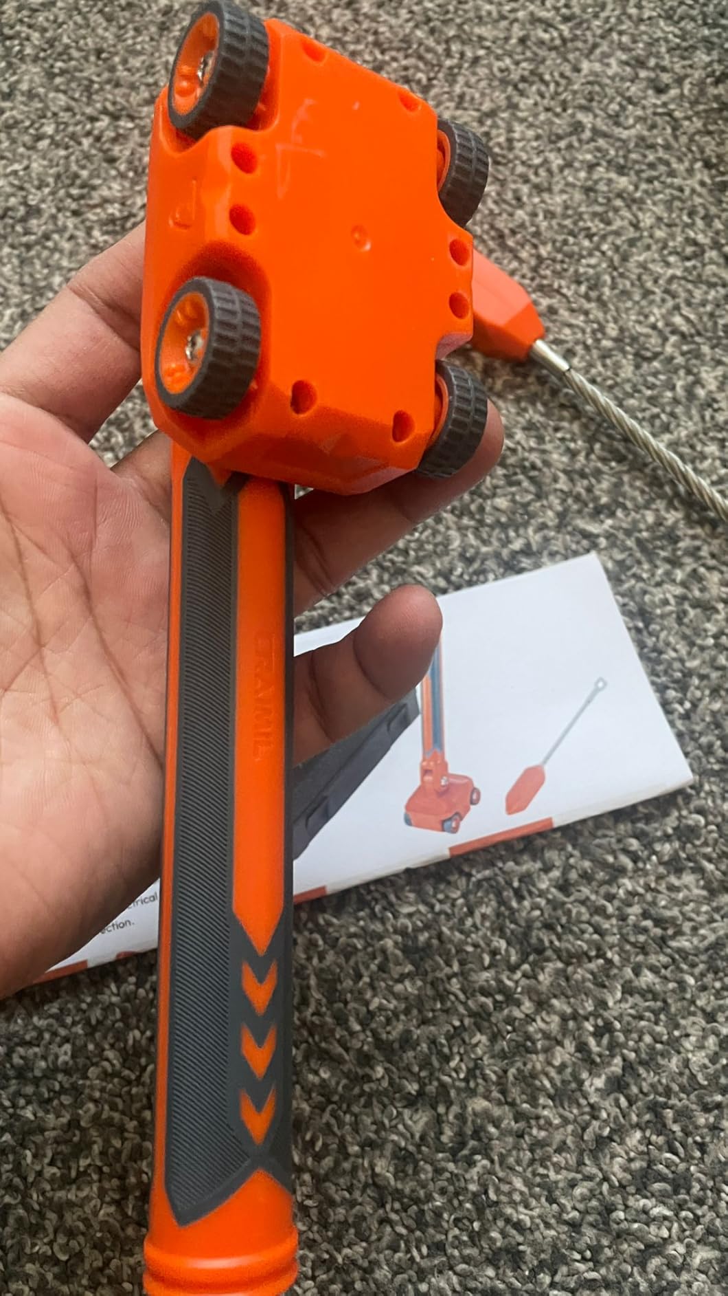 Magnetic Wire Puller for Electrical Wiring - Rare-Earth Magnets, Stainless-Steel Leader for Easy Cable Pulling in Walls & Tight Spaces, Doubles as Stud Finder customer photo 2