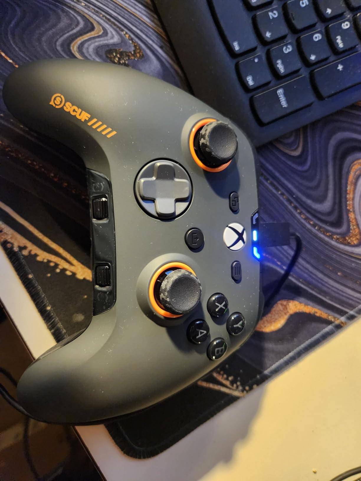 SCUF VALOR PRO Wired Performance Xbox Controller - Customizable Back Paddles, Instant Triggers, Hall Effect Thumbsticks, Audio Controls, Xbox Series X|S, Xbox One, Windows PC - Steel Gray customer photo 2