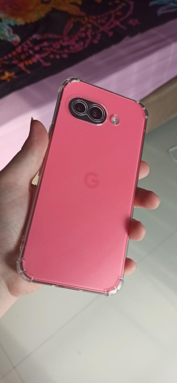 Pixel 9a with Gemini - Unlocked Android Smartphone with Incredible Camera and AI Photo Editing, All-Day Battery, and Powerful Security - Peony - 128 GB customer photo 2
