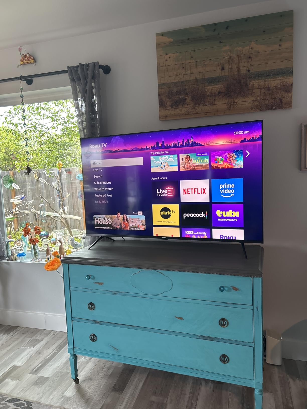 Roku Smart TV - 55-Inch Plus Series, Mini-LED TV - RokuTV with Enhanced Voice Remote - Flat Screen 4K QLED Television with Dolby Vision & Wi-Fi for Streaming Live Local News, Sports customer photo 1
