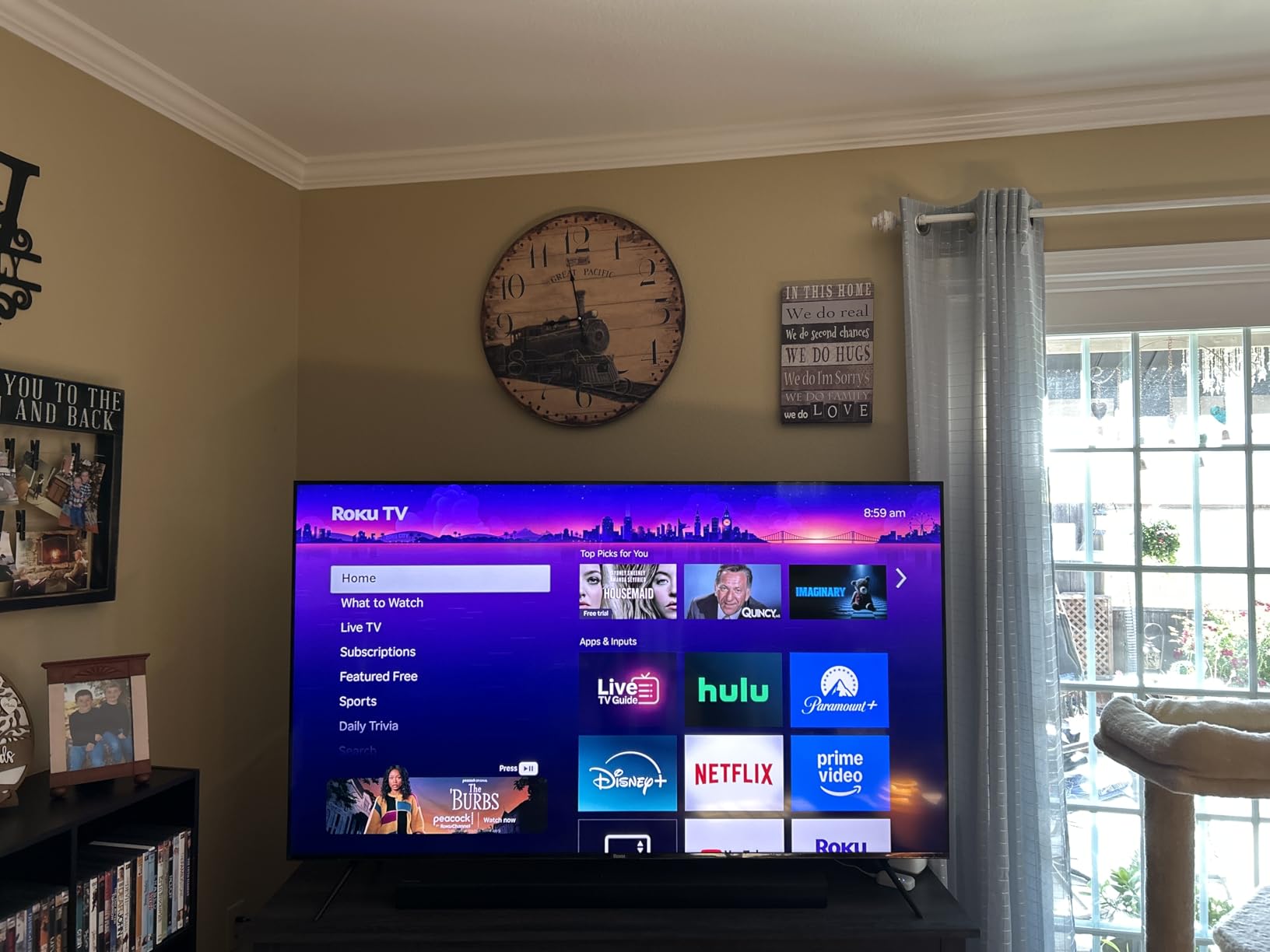 Roku Smart TV - 55-Inch Plus Series, Mini-LED TV - RokuTV with Enhanced Voice Remote - Flat Screen 4K QLED Television with Dolby Vision & Wi-Fi for Streaming Live Local News, Sports customer photo 2