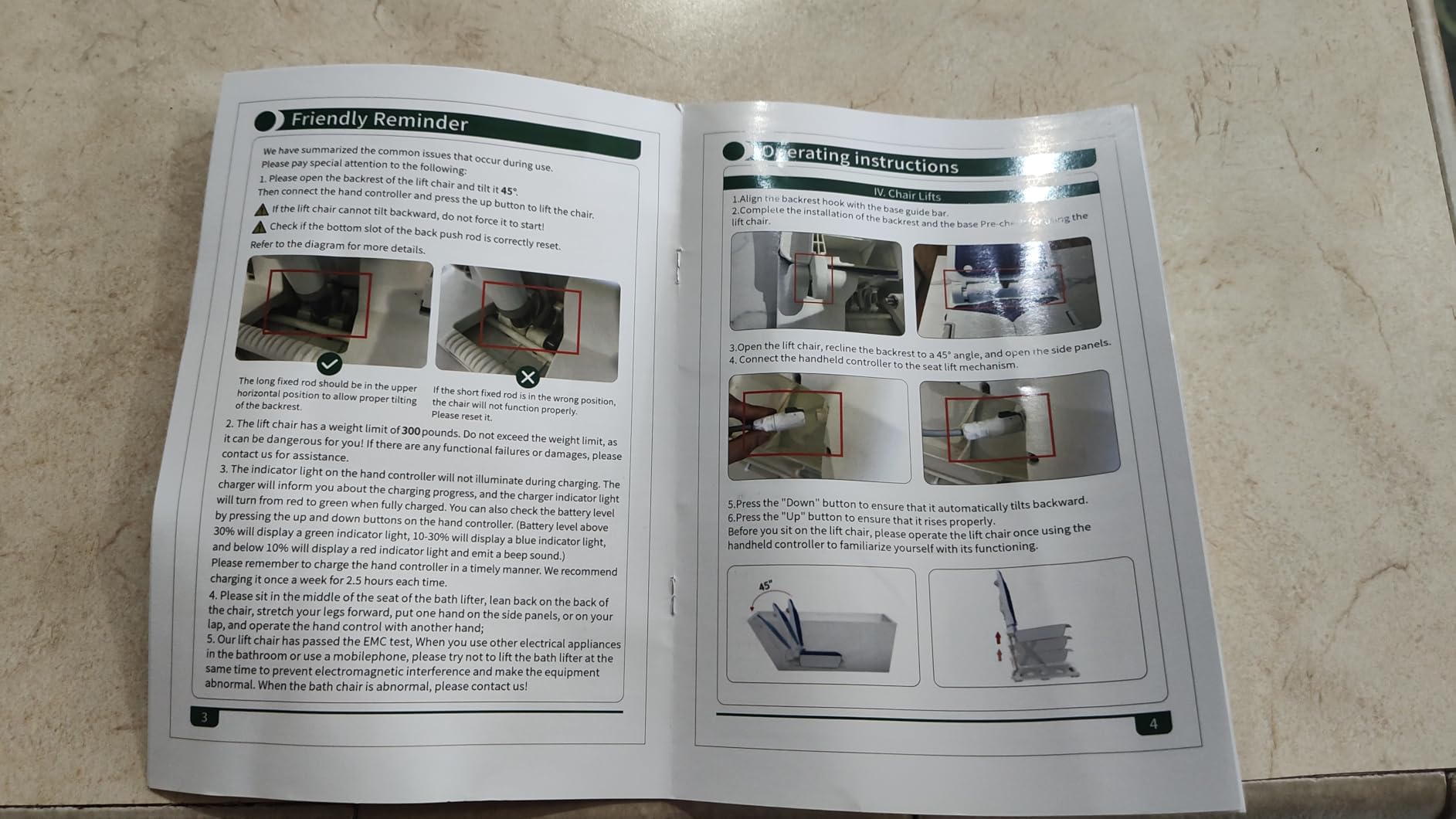 PPOLB Electric Chair Lift - Floor Lift for Elderly Falls, Support Up to 308 LB, IPX8 Waterproof Bath Lift, Foldable & Wireless Rechargeable Design, Quick-Rise Assist for Disabled customer photo 2