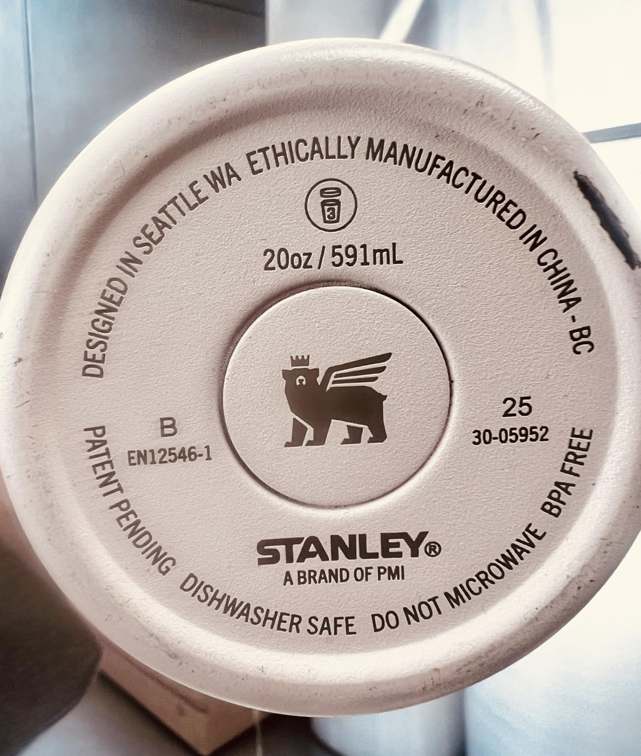 STANLEY Cafe To Go Travel Mug 20 oz | Leakproof Two-Part Drink Through Lid | Tumbler Cup for Coffee, Tea and Drinks | Insulated Stainless Steel Coffee Mug | BPA-Free | Rose Quartz customer photo 2