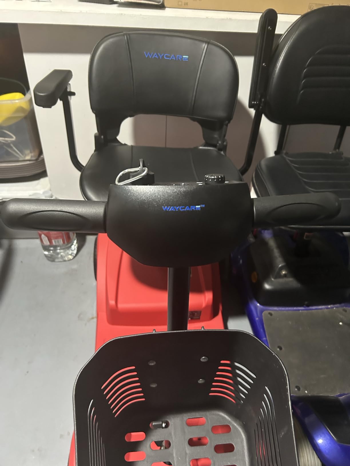WayCare 15-25 Miles Long Range Mobility Scooter,Weight Capacity 300 LBS+ Powered Mobility Scooters for Seniors, Compact Duty Mobile for Travel with LED Headlight and Detachable Basket(Red) customer photo 2