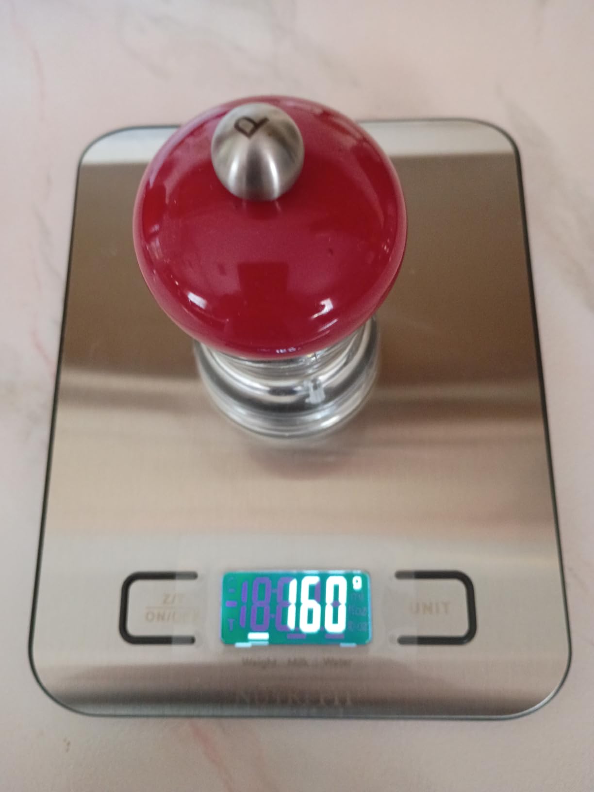 Food Scale, Kitchen Scales Digital Weight Food Grams and Ounces for Weight Loss Baking Cooking of NUTRI FIT, Max 11lb 1g Increment, Backlight LCD Smart Tare Stainless Steel, Easy to Use, AAA Battery customer photo 1