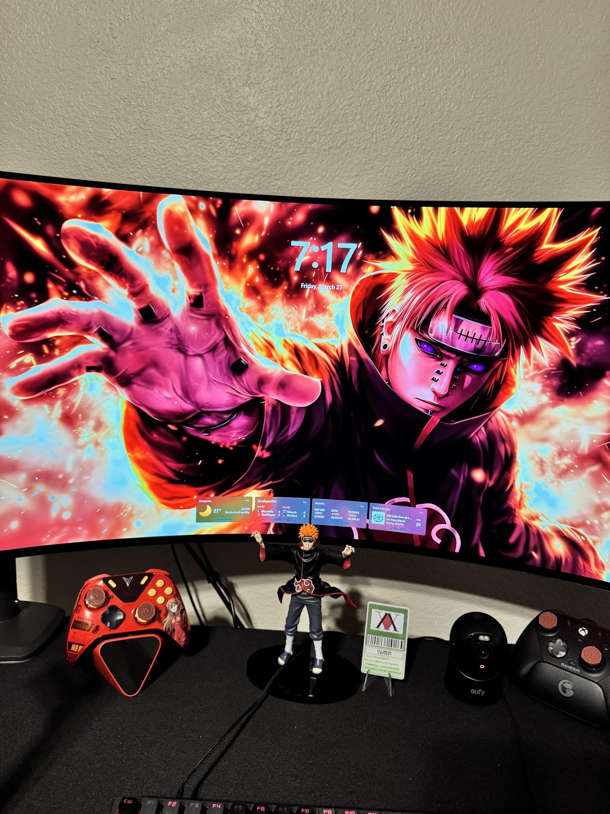 LG 39GX90SA-W 39-inch Ultragear WQHD (3440 x 1440) OLED Curved Gaming Monitor 240Hz, 1ms, NVIDIA G-Sync Compatible, AMD FreeSync Premium, VESA DisplayHDR True Black 400, webOS, USB Type-C, White customer photo 1