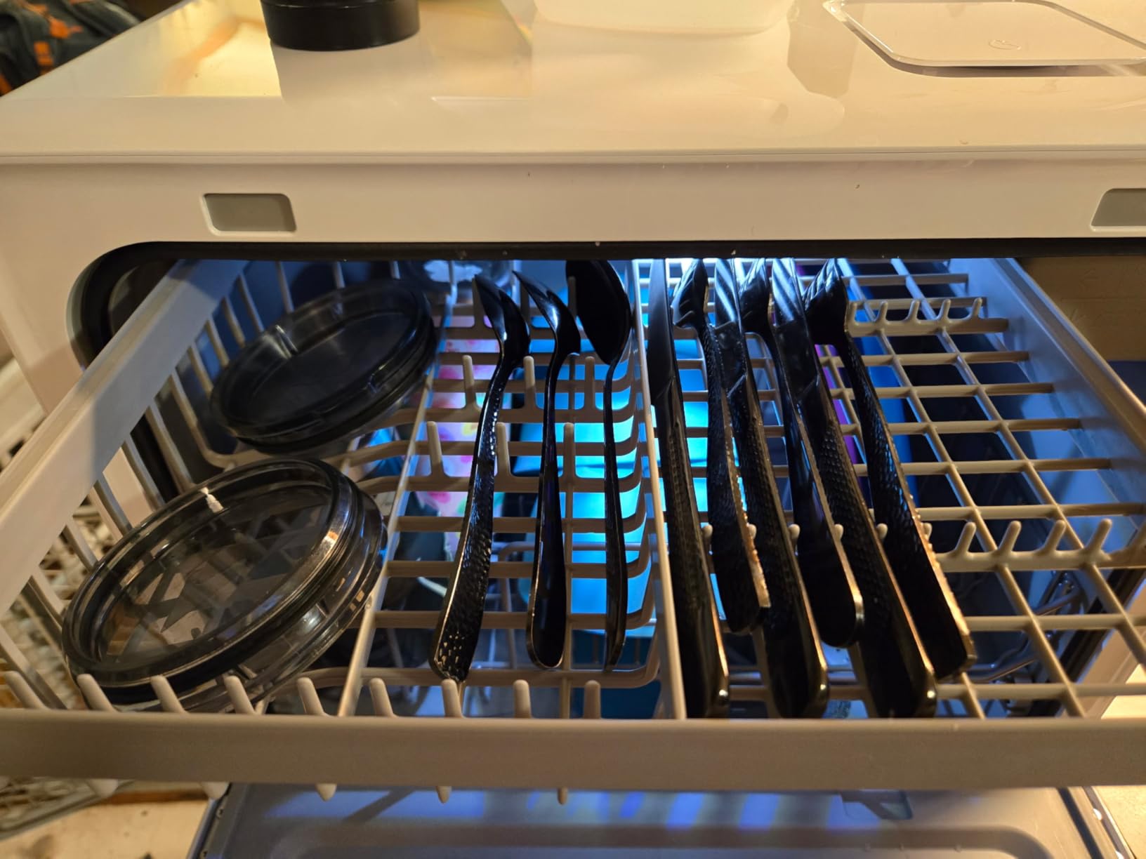 BLITZHOME Countertop Portable Dishwasher, 9 Programs, 167℉ High-Temp, 360° 3 Spray, 24H Timing, Hot Air Drying, Air Refresh, Baby-Care, LED Light, 5.2L Built-in Water Tank for Apartments RVs customer photo 2