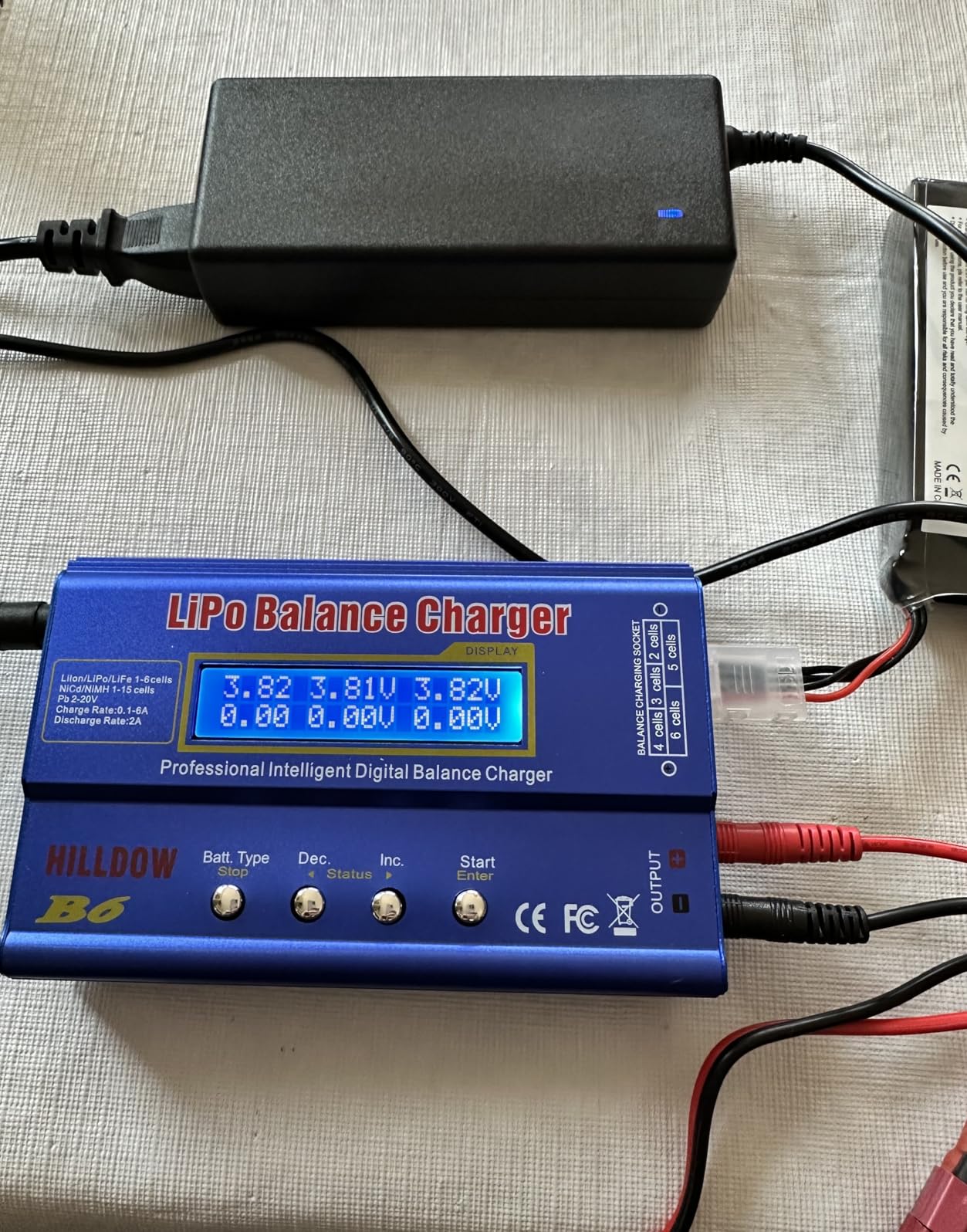 B6 Battery Charger 80W Mini Lipo Balance Charger/Discharger with Power Supply for LiPo/Li-ion/Life Battery(1-6s) NiMH/NiCd (1-15s) RC Car Charger XT60/JST/T Connectors customer photo 2